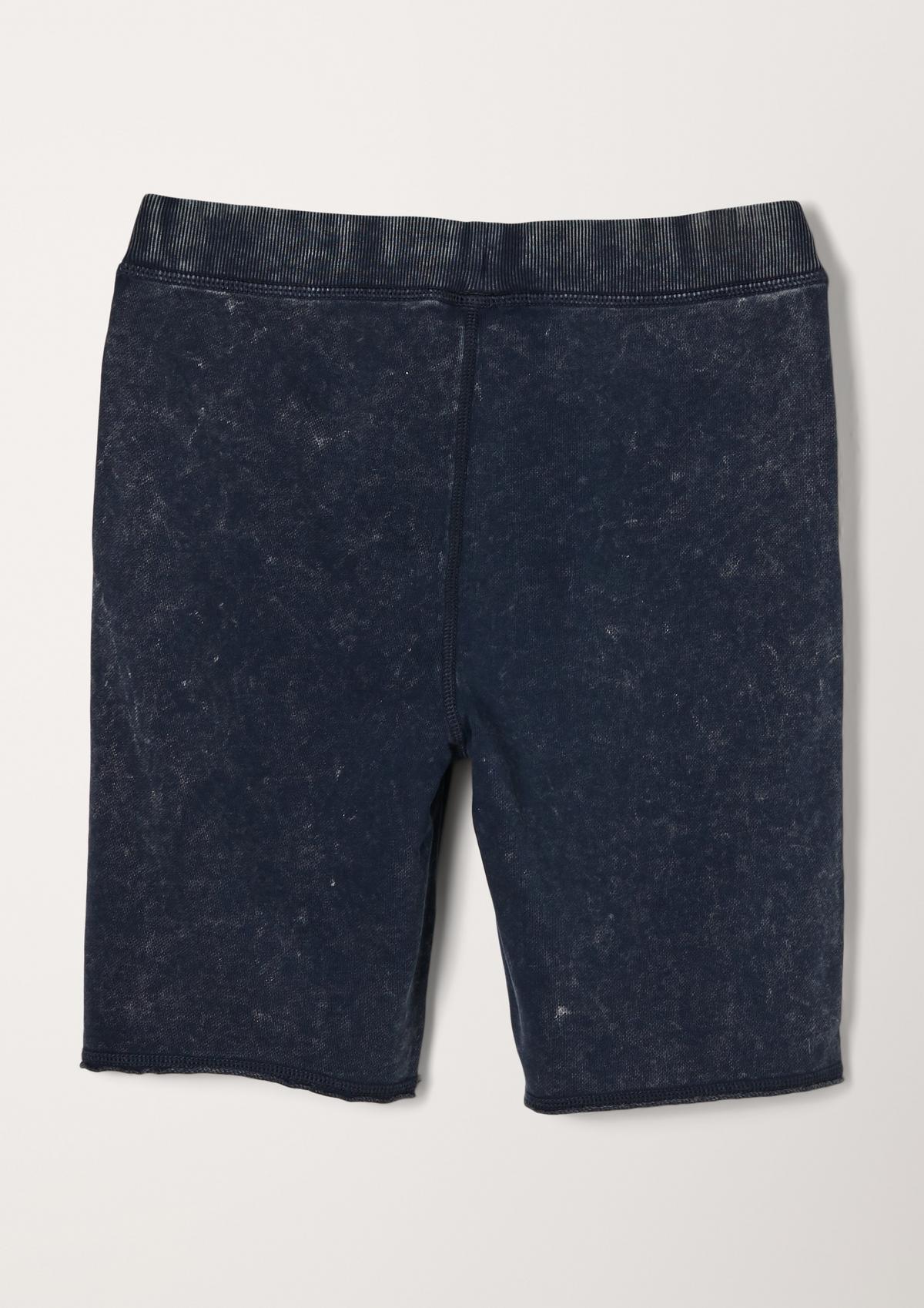 s.Oliver Relaxed fit: sweatshirt fabric Bermudas with a garment-washed effect