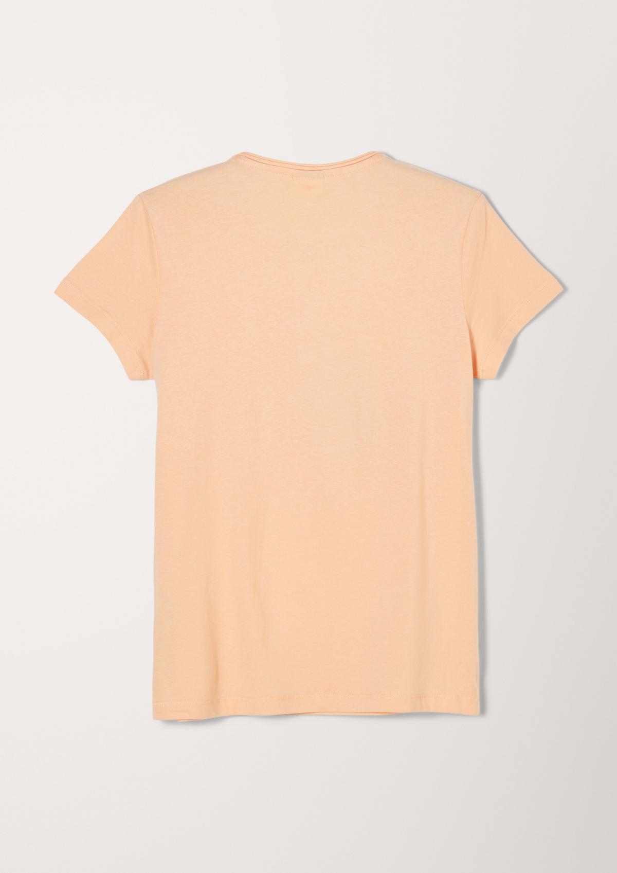 s.Oliver T-shirt met rubberen print op de voorkant