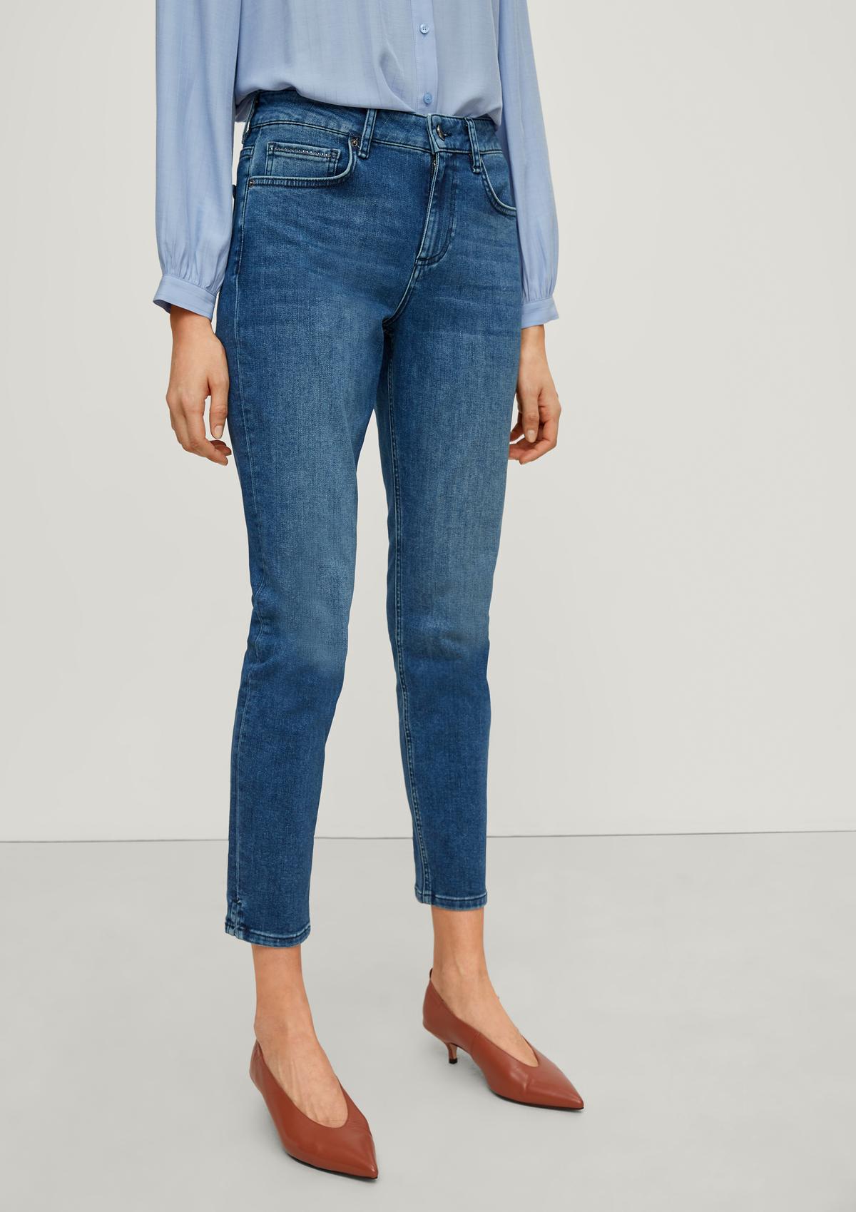 comma Slim: 7/8-Jeans