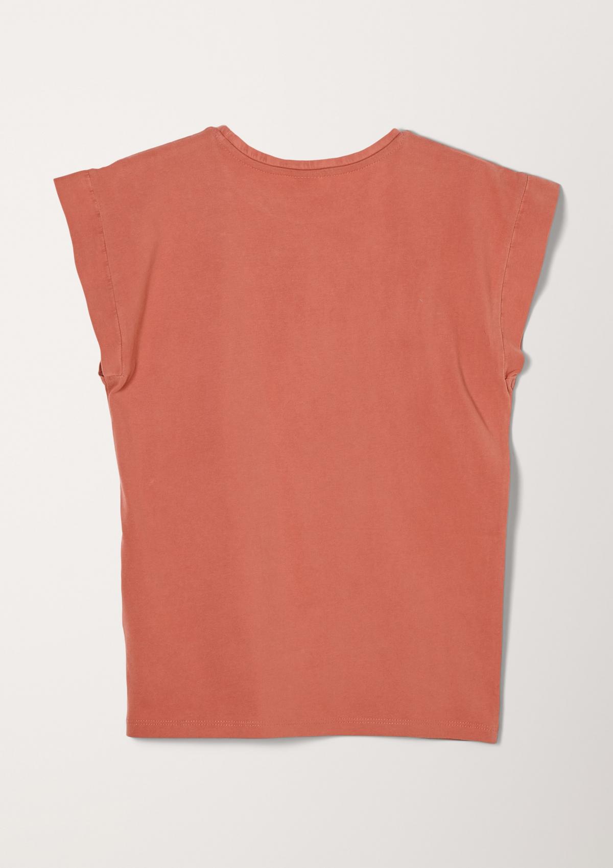 s.Oliver T-shirt with a garment-washed effect