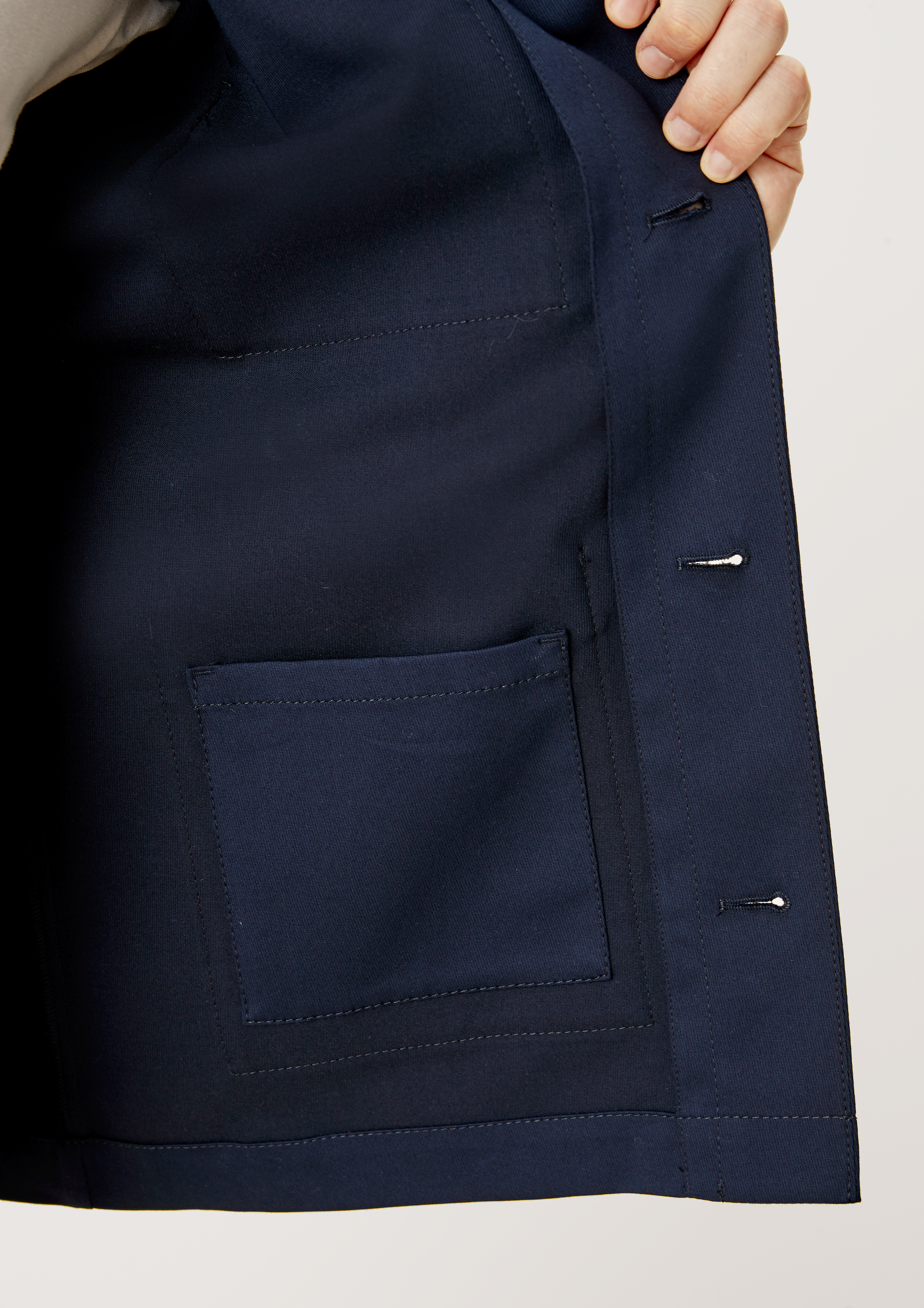 s.Oliver Slim: Overshirt aus Baumwollmix