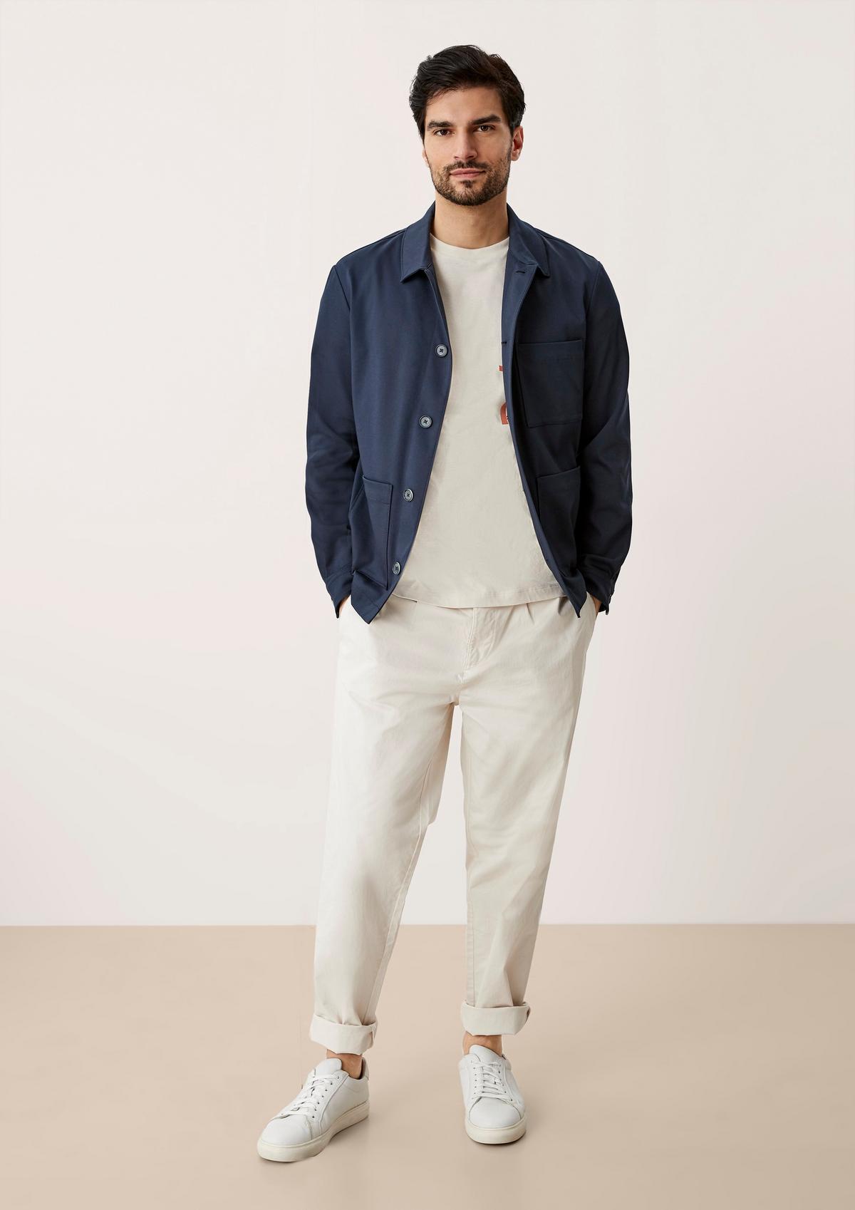 s.Oliver Slim fit: cotton blend overshirt