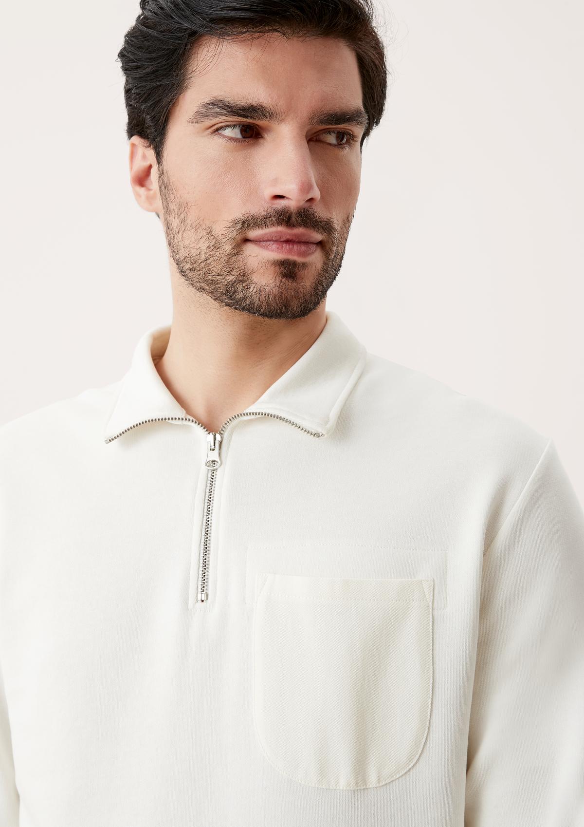s.Oliver Sweatshirt with a zip neck
