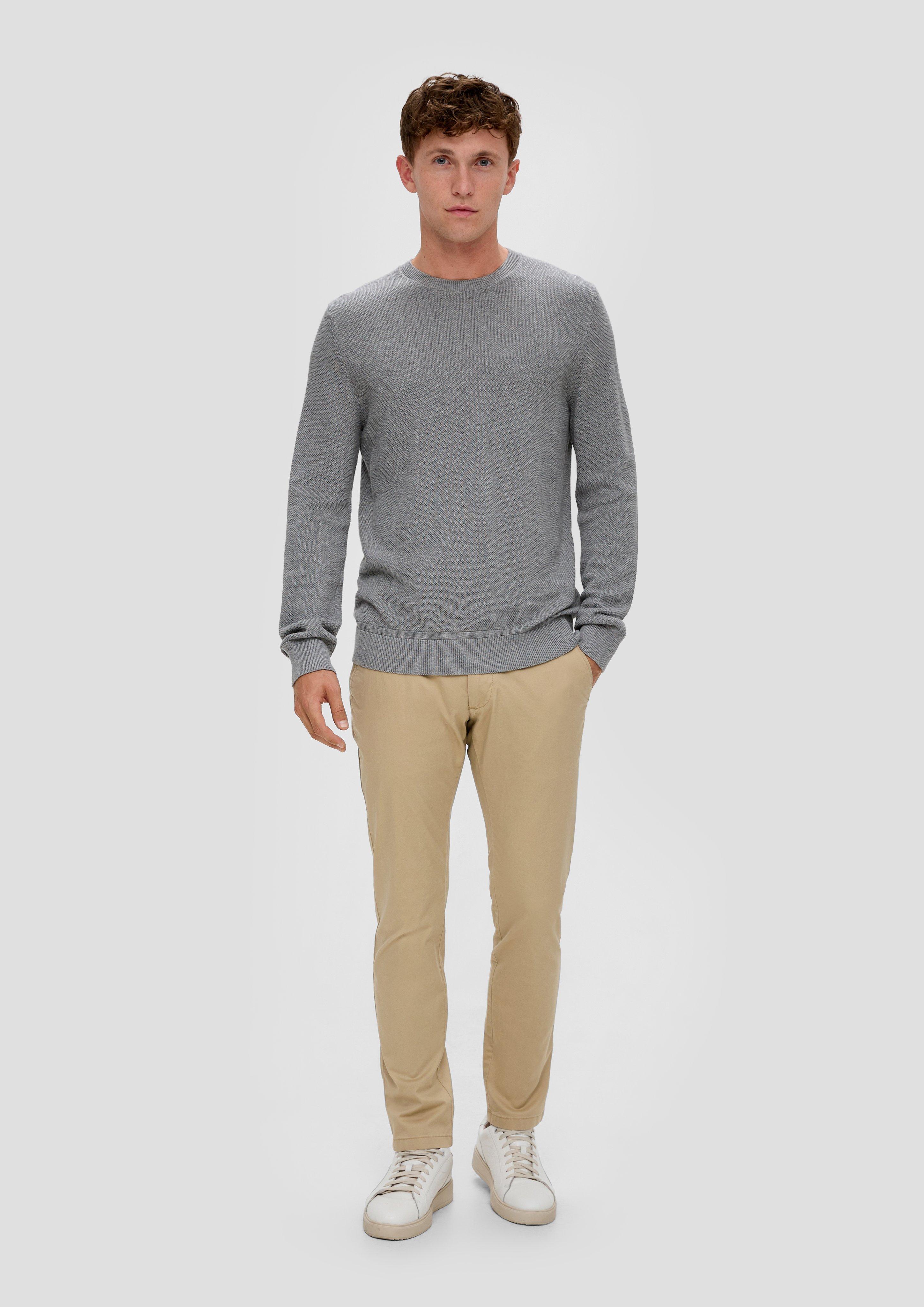 S.Oliver Slim Fit: Chino aus Baumwolltwill