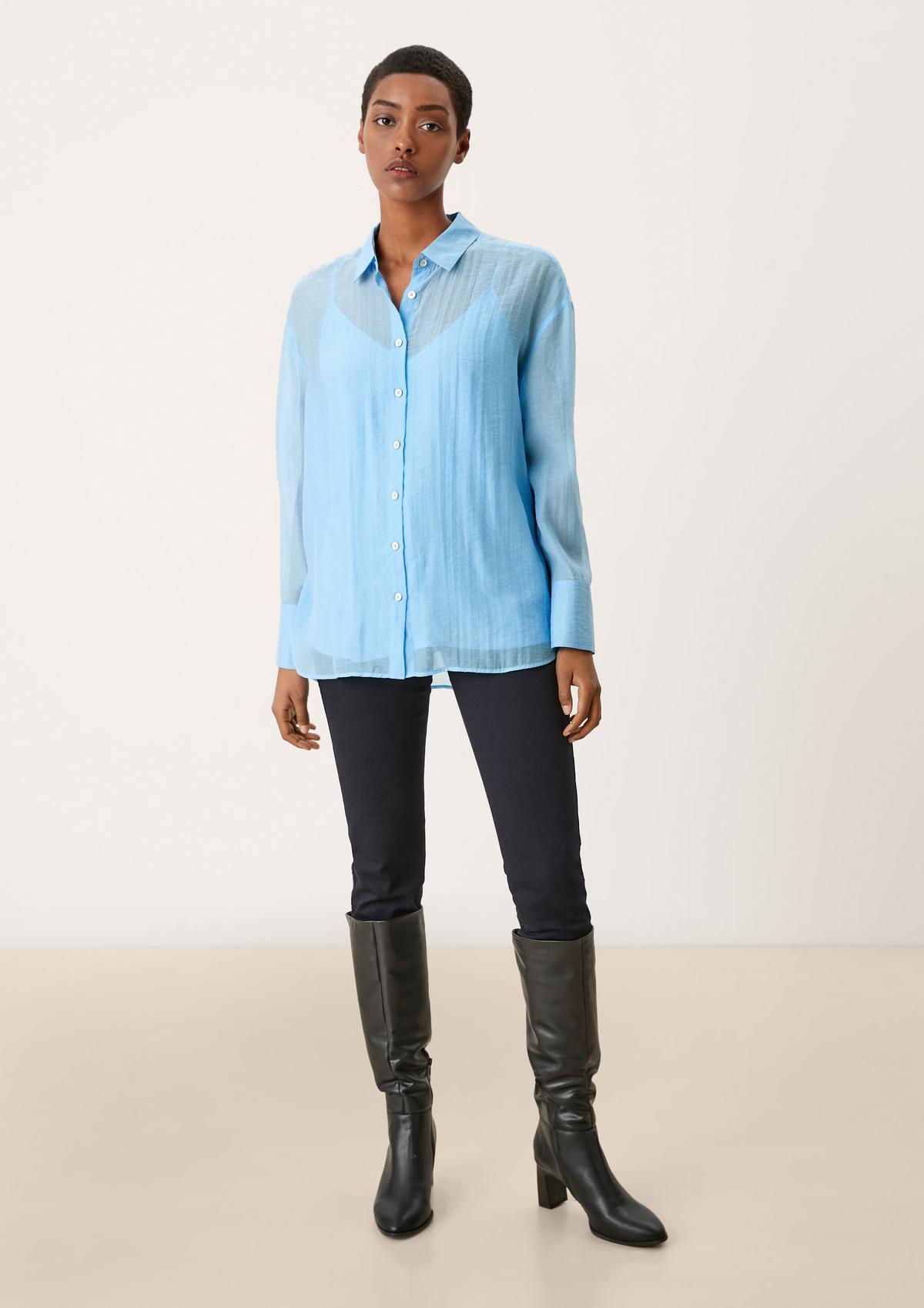 s.Oliver Luchtige blouse in een loose fit