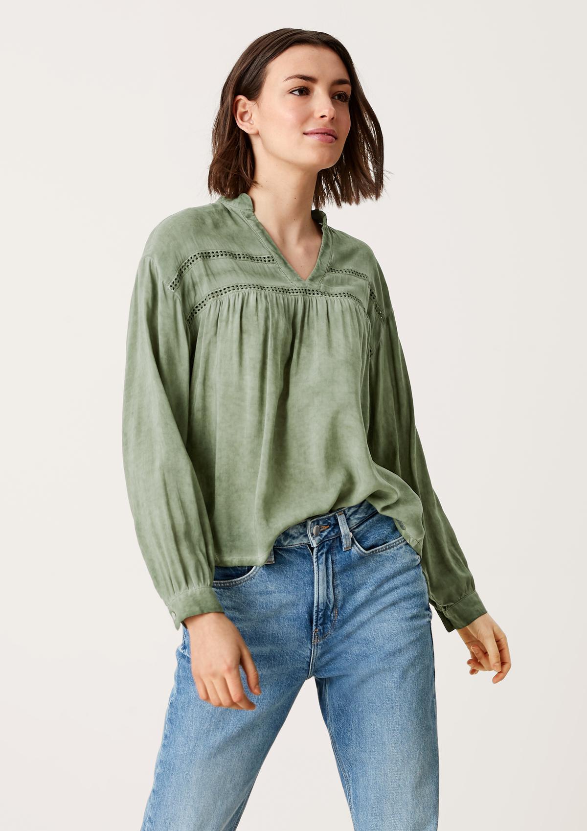 s.Oliver Garment-dyed blouse