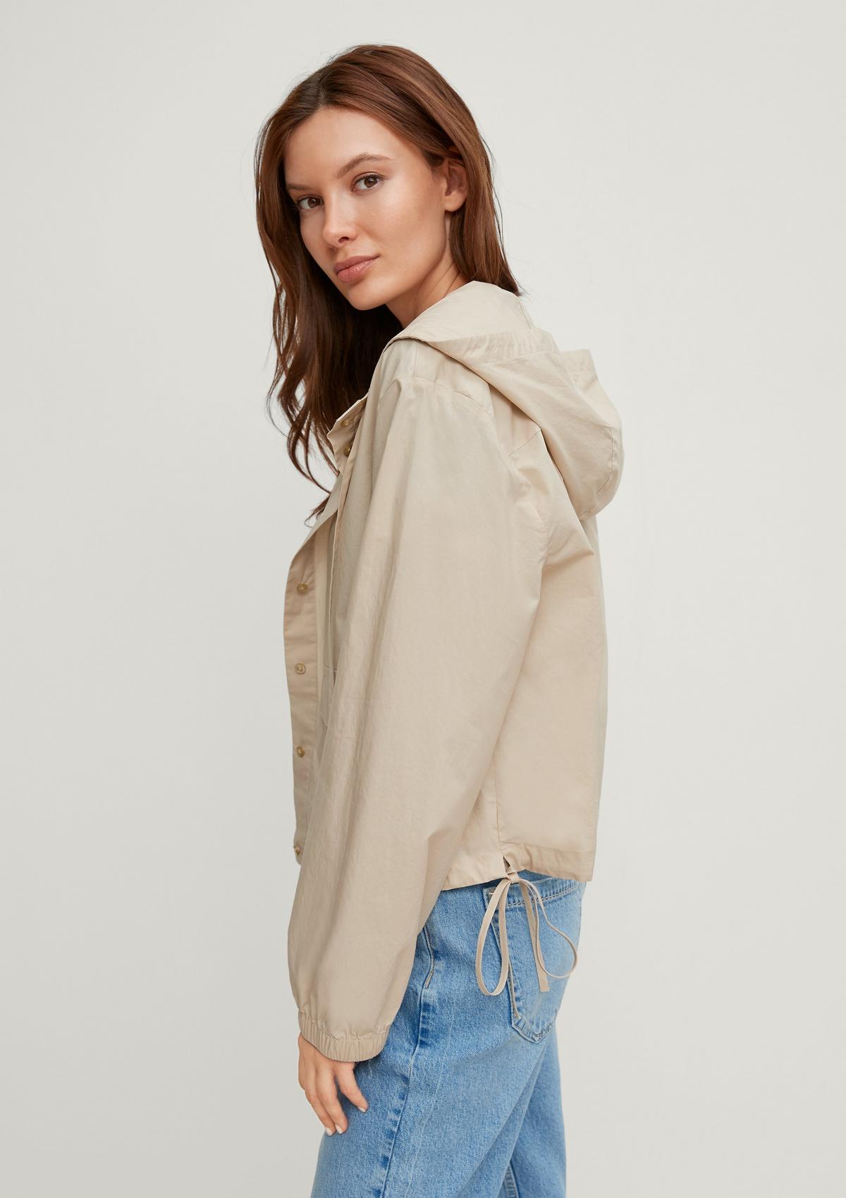 comma Bomber jacket with a hood