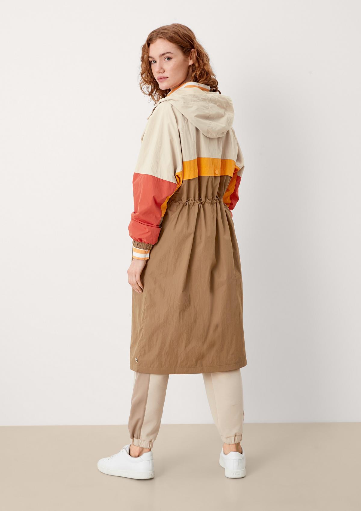 s.Oliver Nylon coat with colour blocking