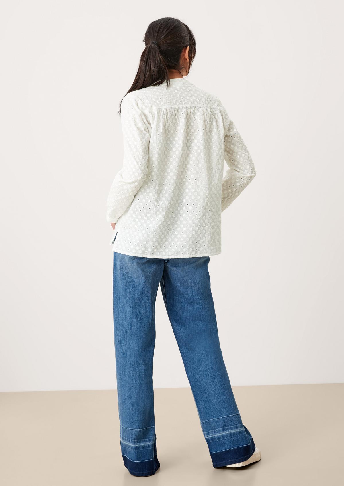 s.Oliver Tuniekblouse met broderie anglaise