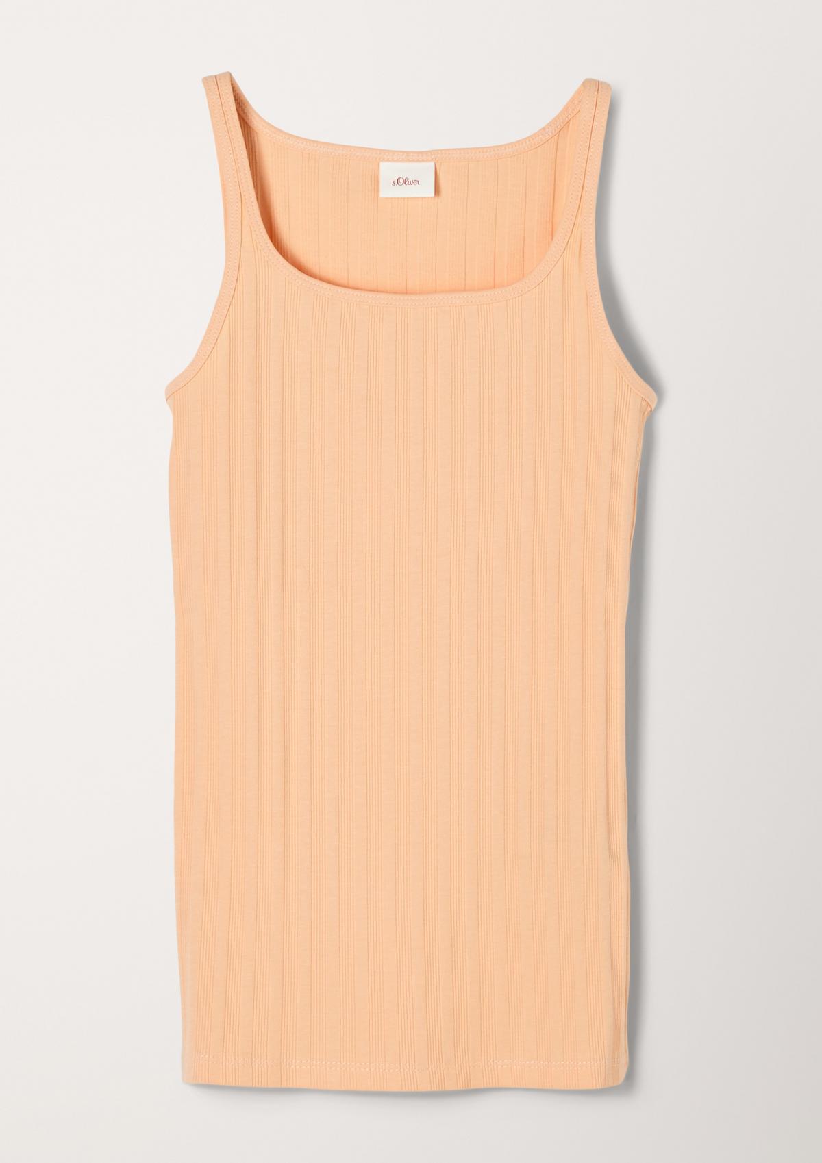 s.Oliver Top with a ribbed texture