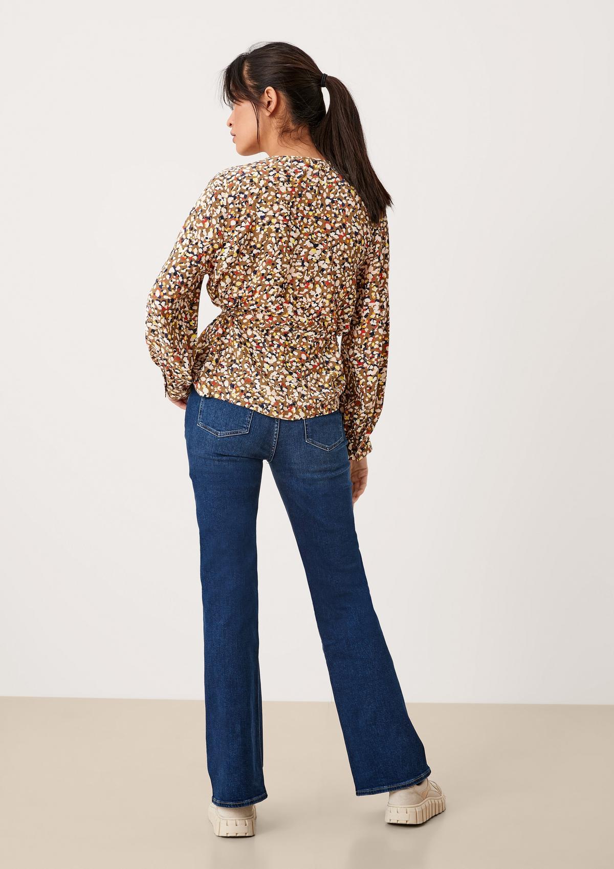 s.Oliver Wrap blouse made of pure viscose