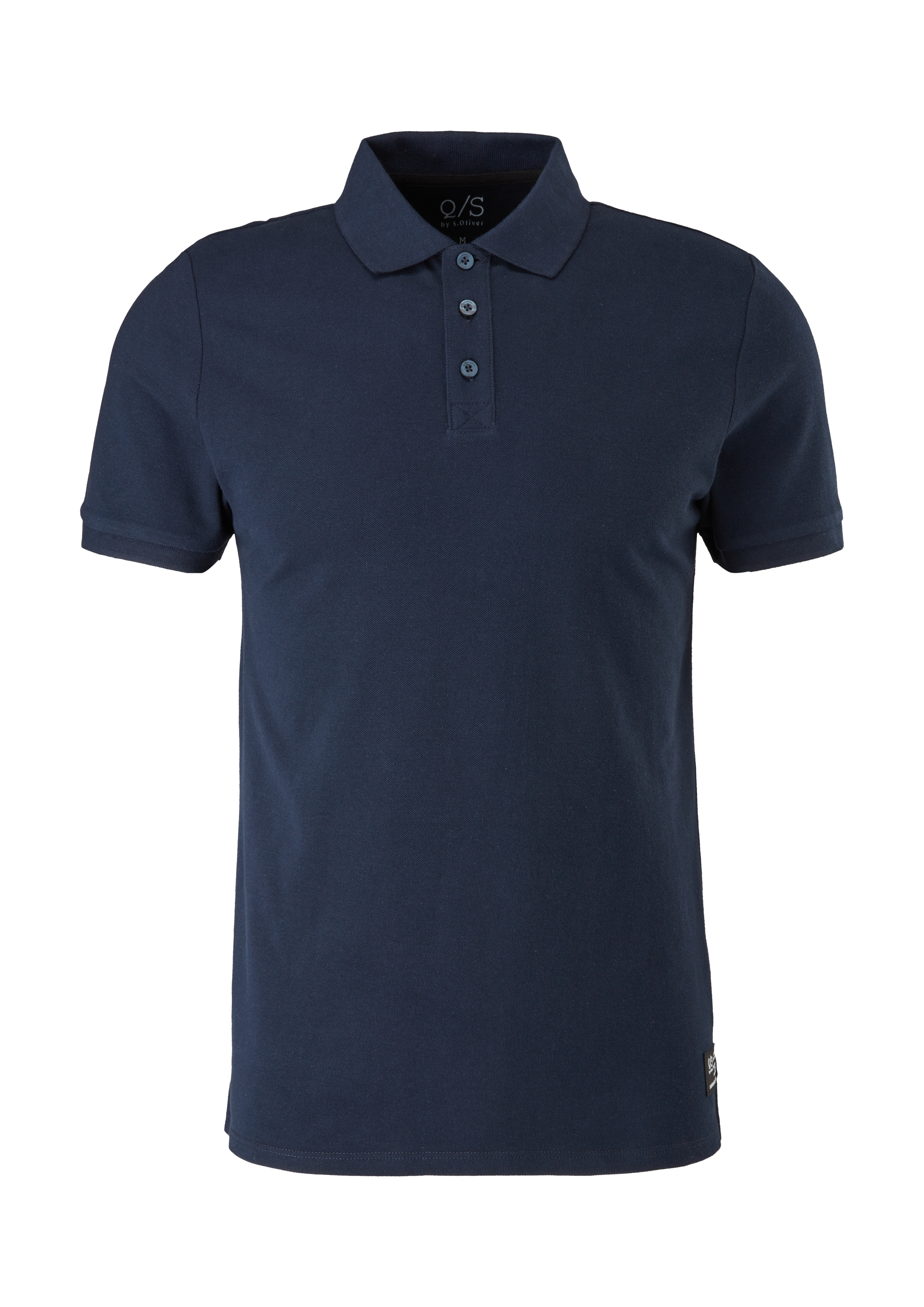 QS - Klassisches Poloshirt, Herren, blau