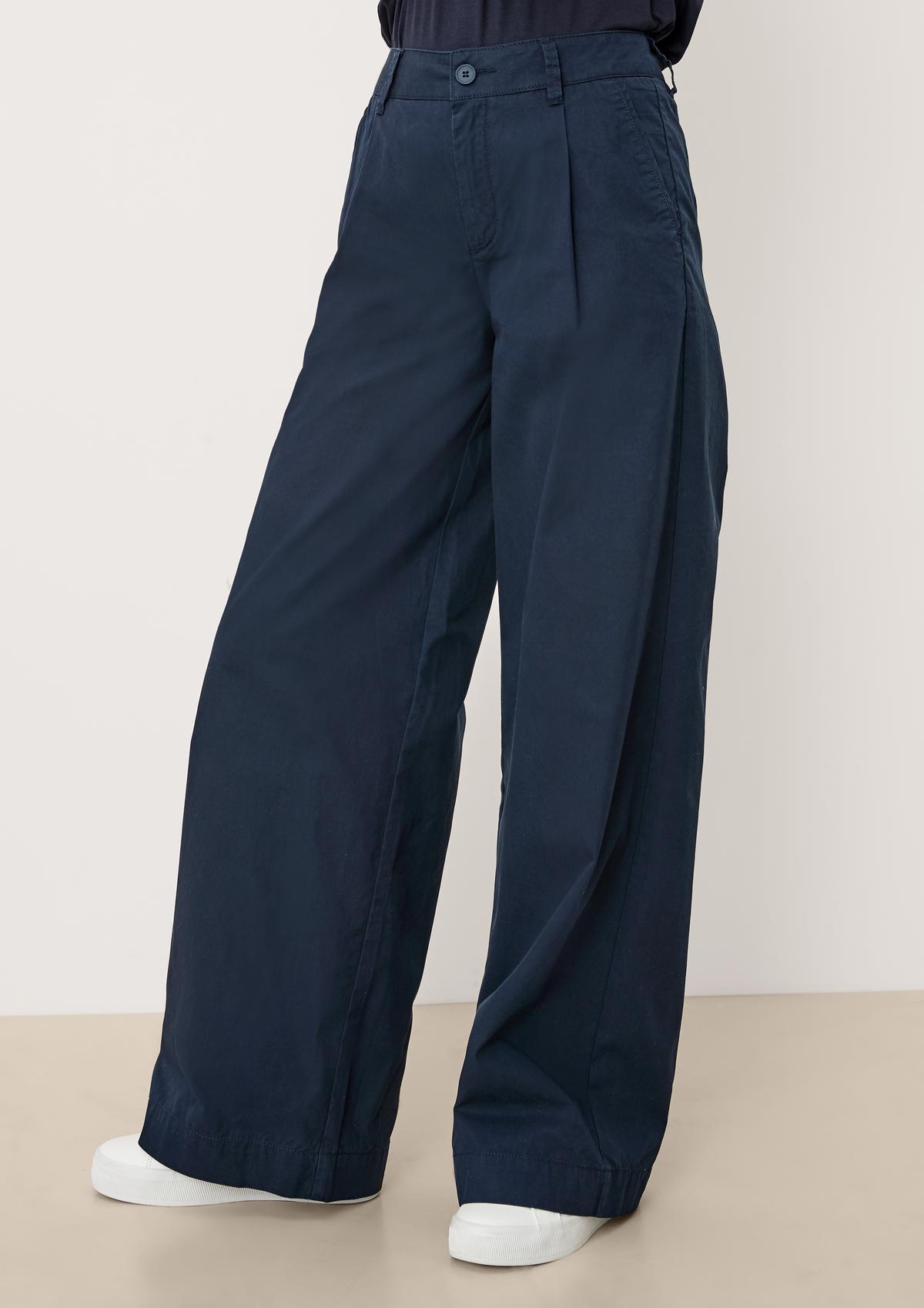 s.Oliver Relaxed: Trousers with wide leg