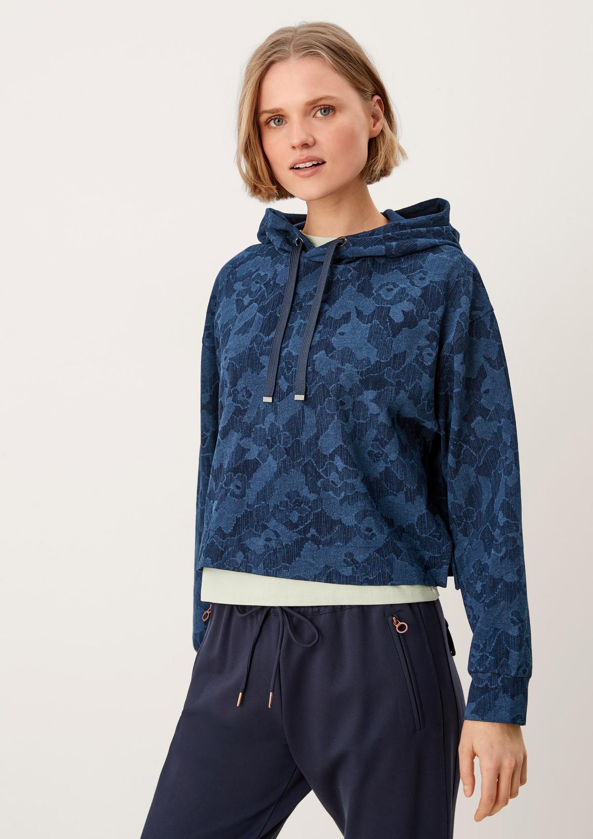 s.Oliver Hooded top in a cropped design