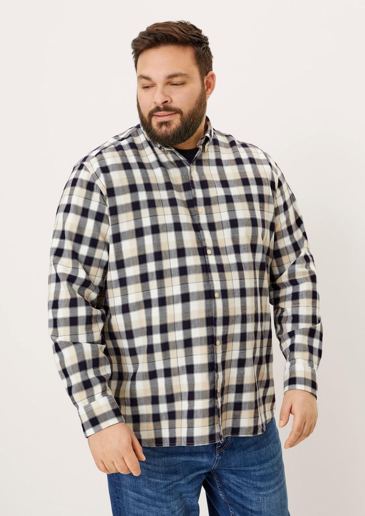 s.Oliver Regular: shirt with a check pattern