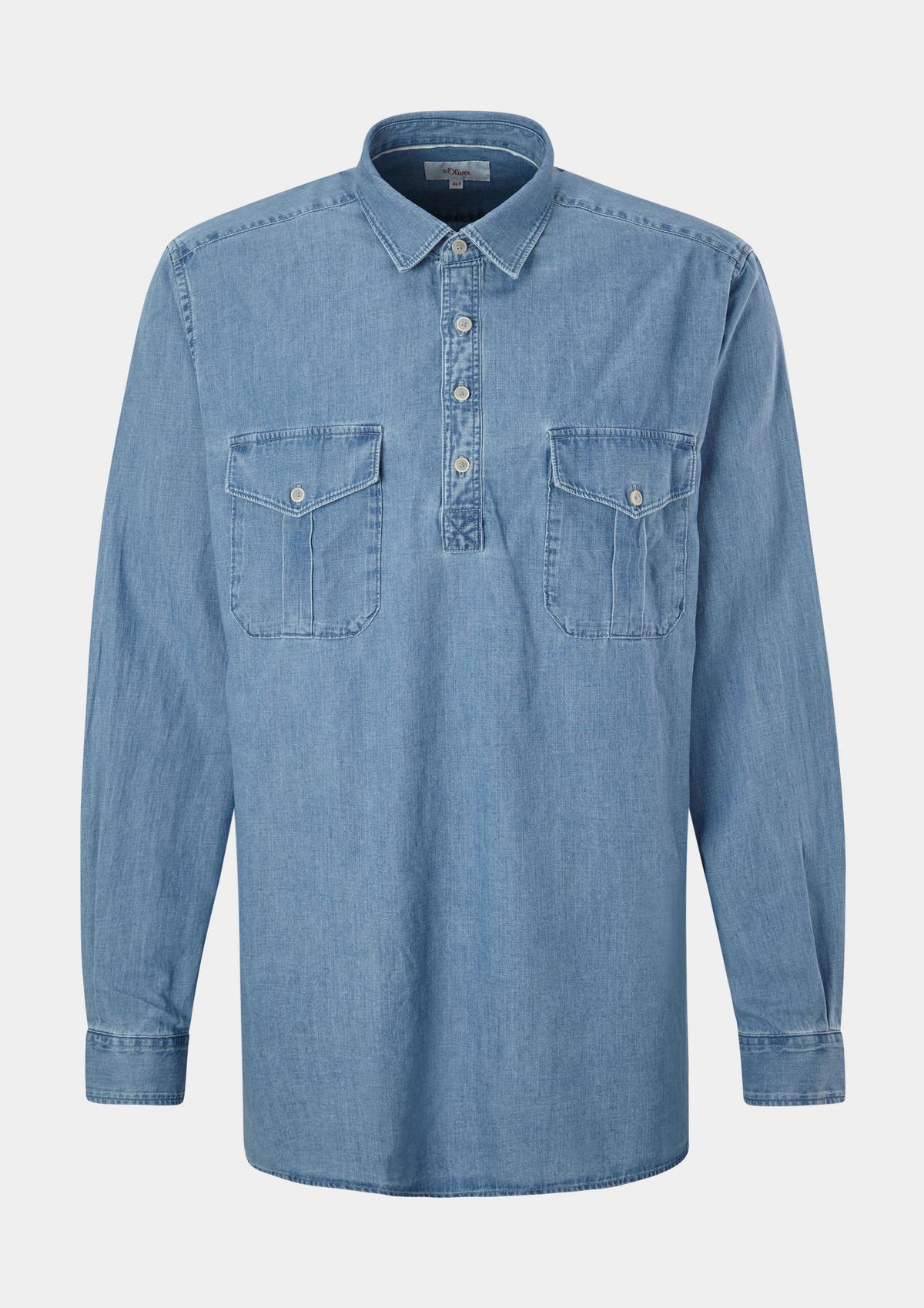 s.Oliver Denim shirt with long sleeves