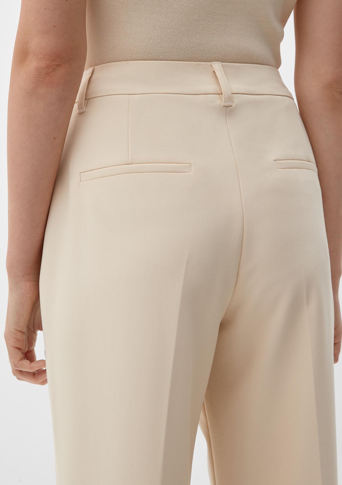 s.Oliver Regular: business trousers with viscose