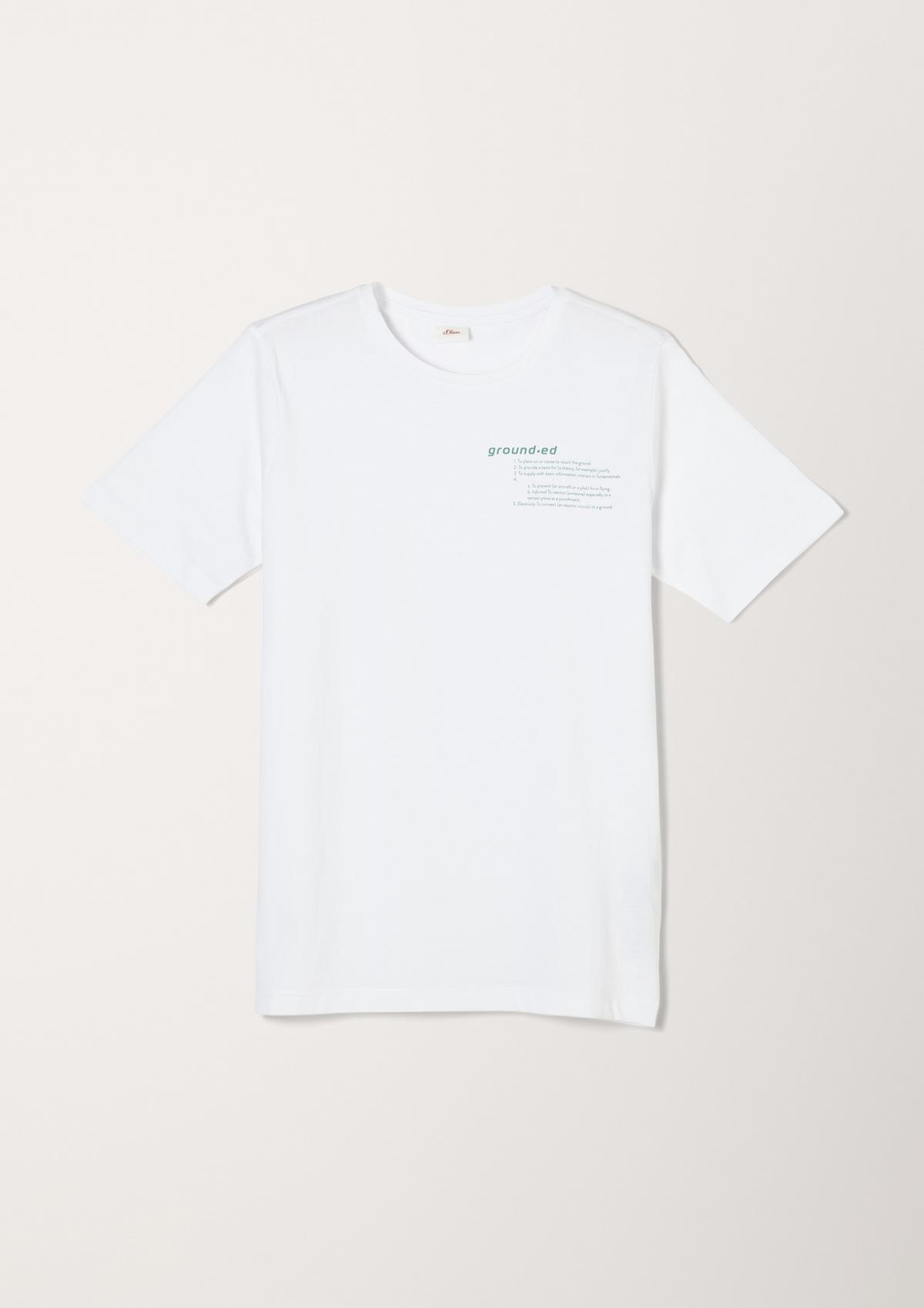 s.Oliver T-shirt met Dictionary-print