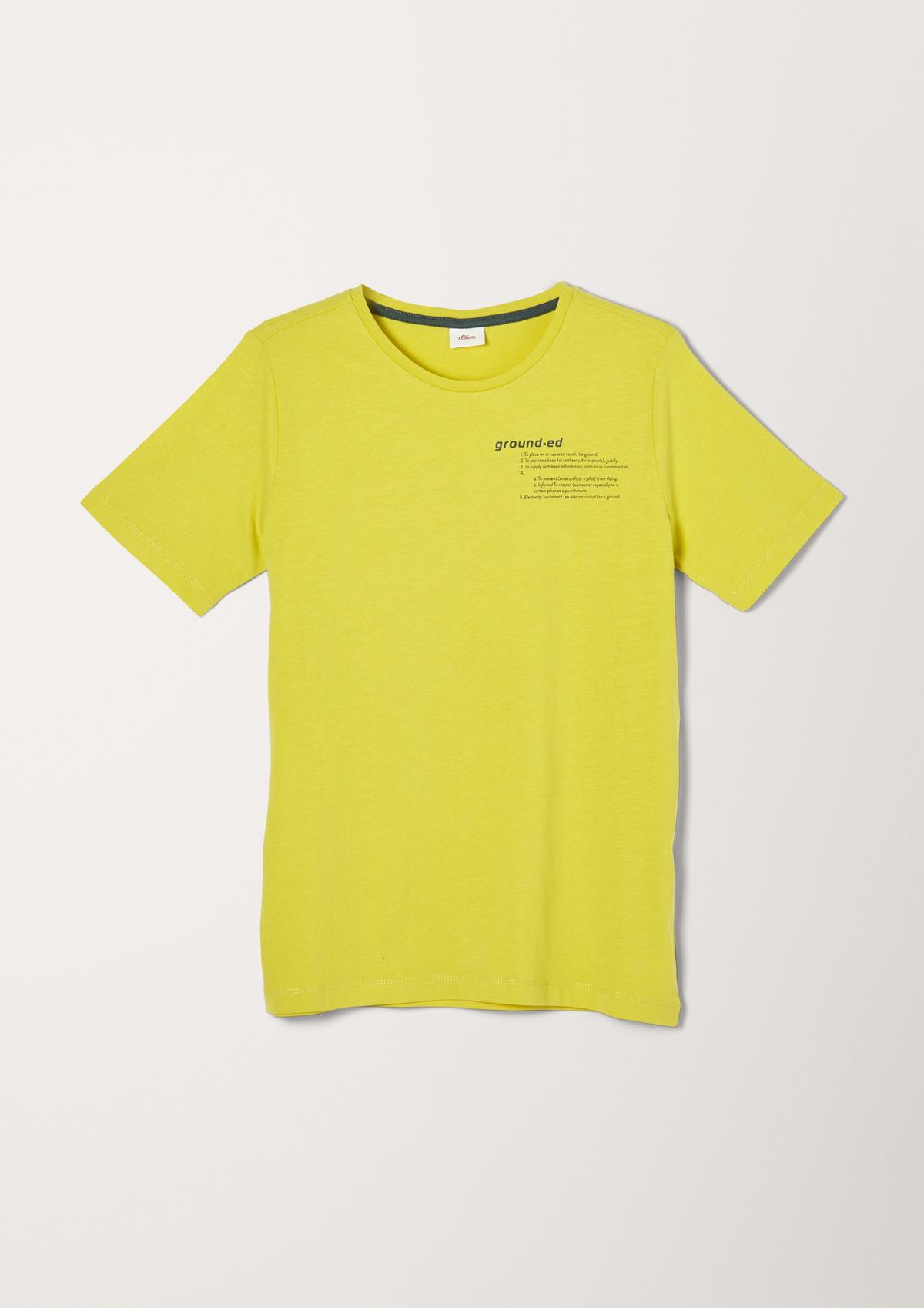 s.Oliver T-shirt à imprimé dictionnaire