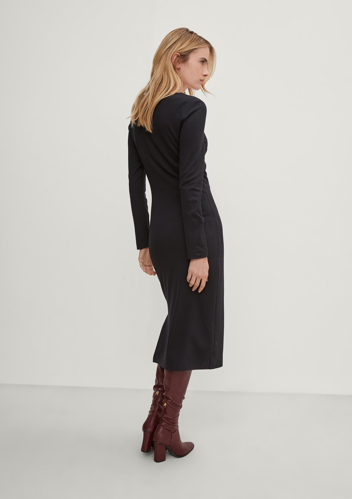 comma Midi dress made of blended viscose