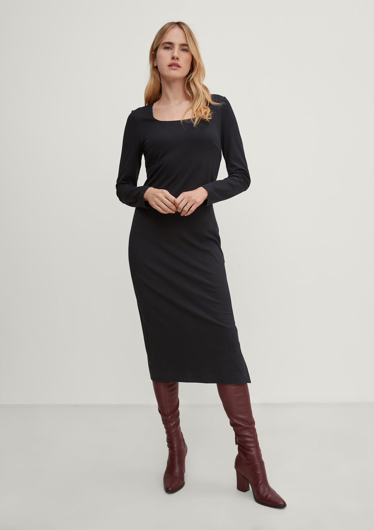 comma Midi dress made of blended viscose