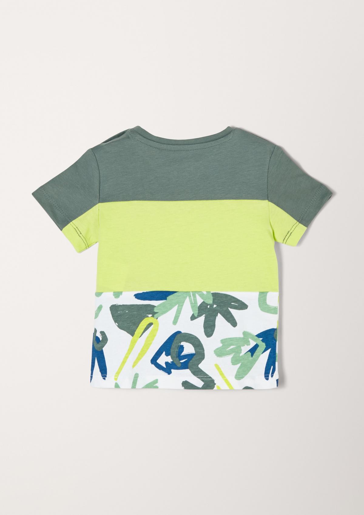 s.Oliver T-shirt d’aspect colour blocking