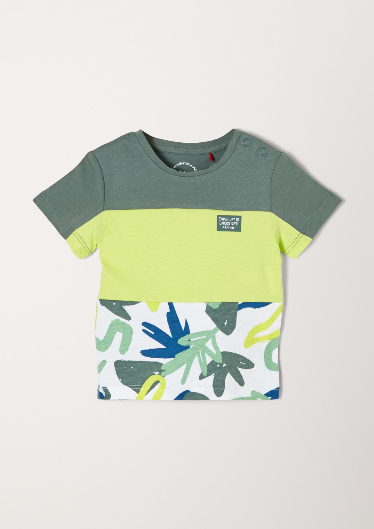 s.Oliver T-shirt d’aspect colour blocking