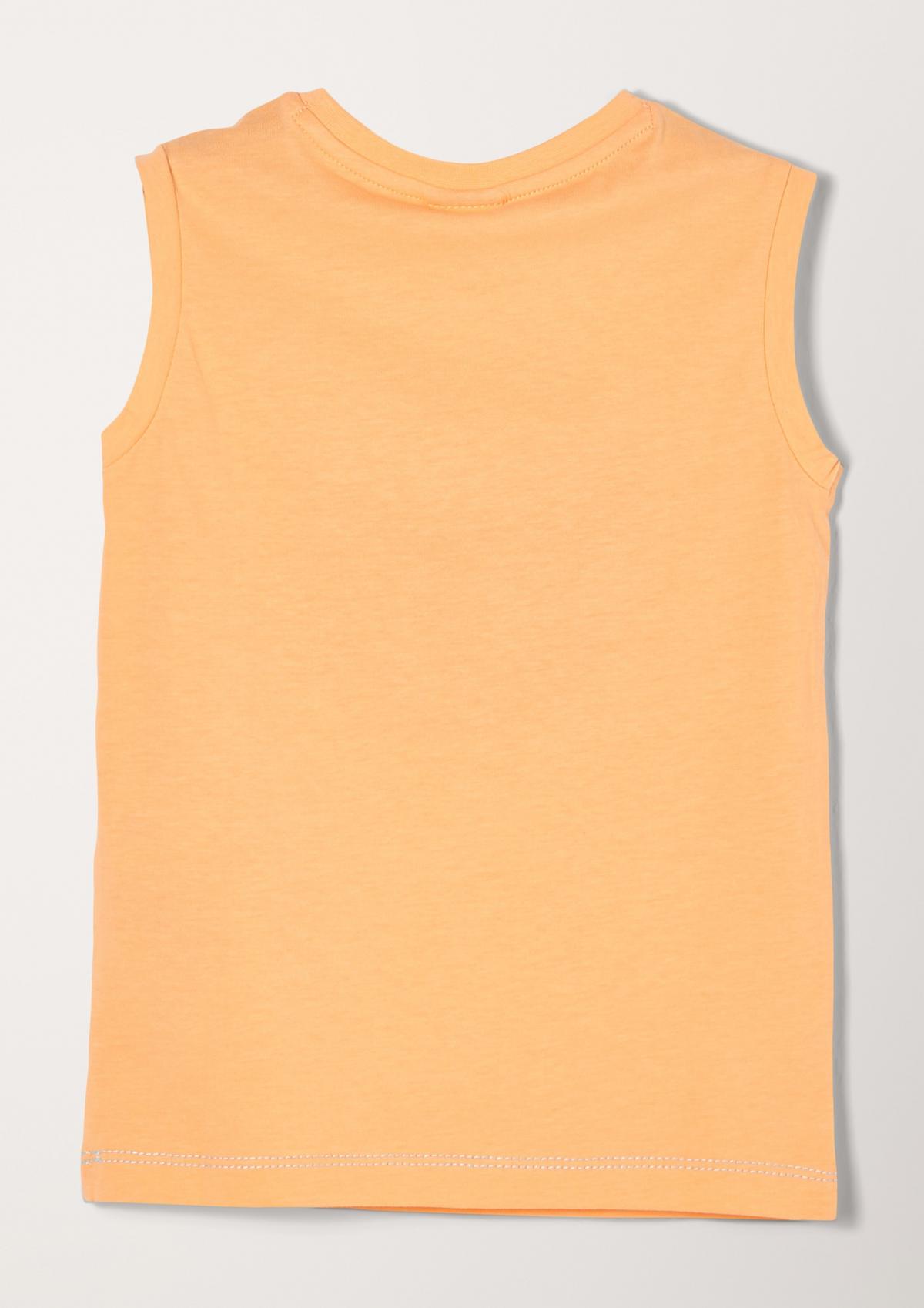 s.Oliver T-shirt sans manches à imprimé