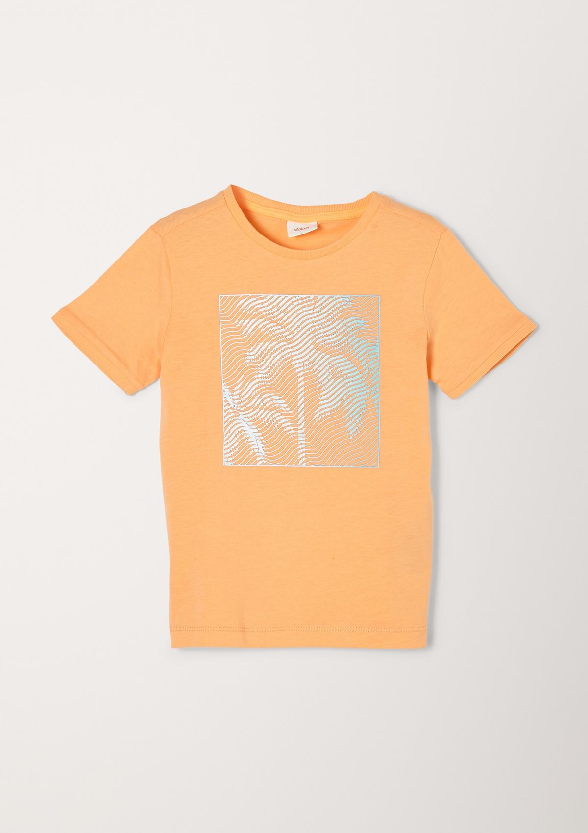 s.Oliver T-shirt with rubberised print