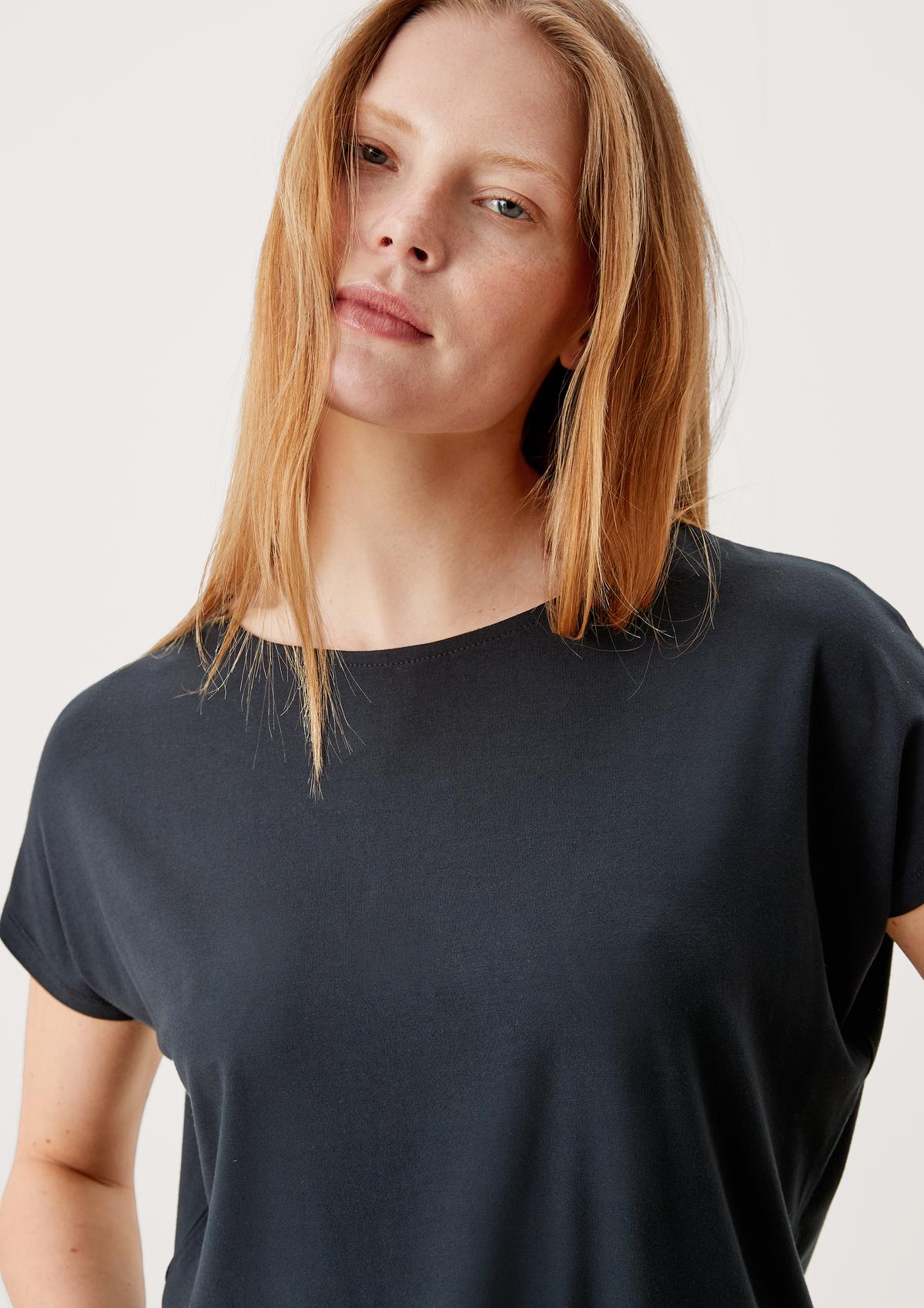 s.Oliver T-shirt en jersey de viscose mélangée