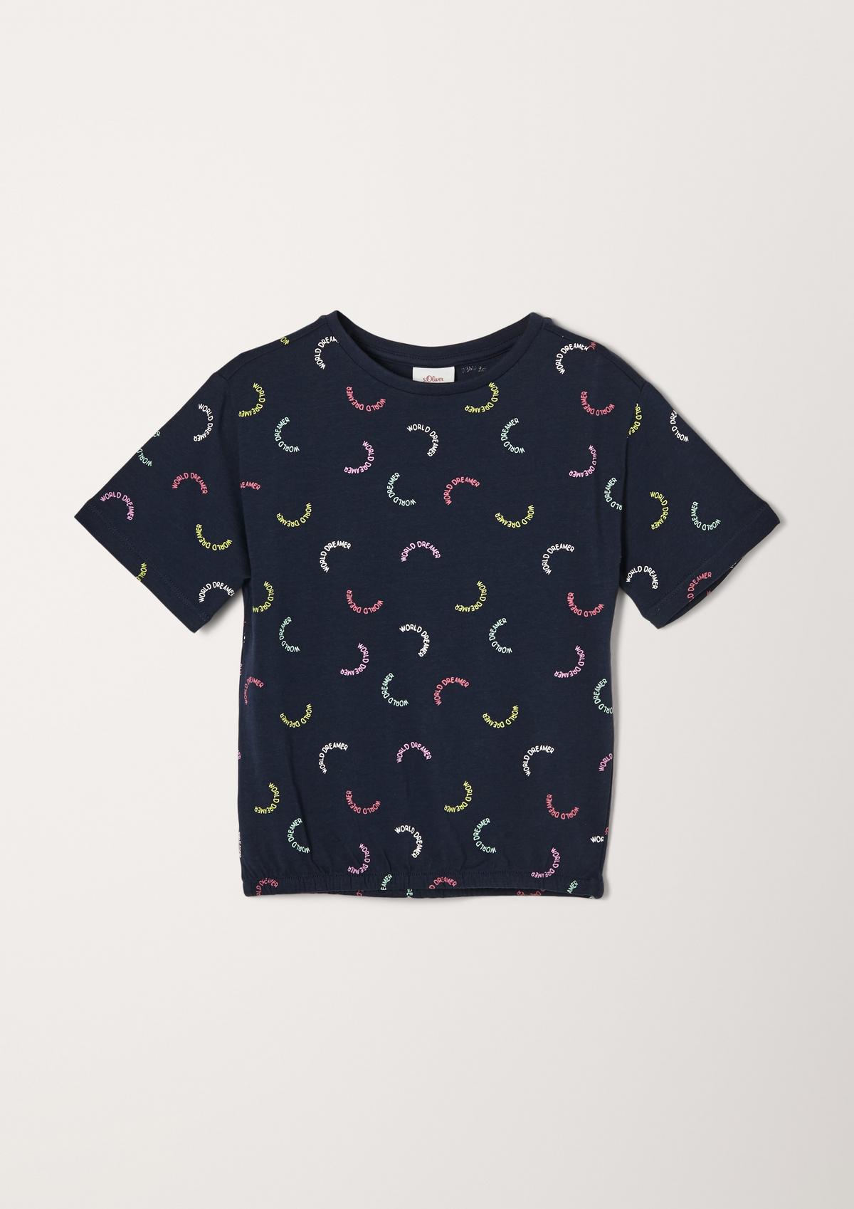 s.Oliver T-shirt with an elasticated waistband