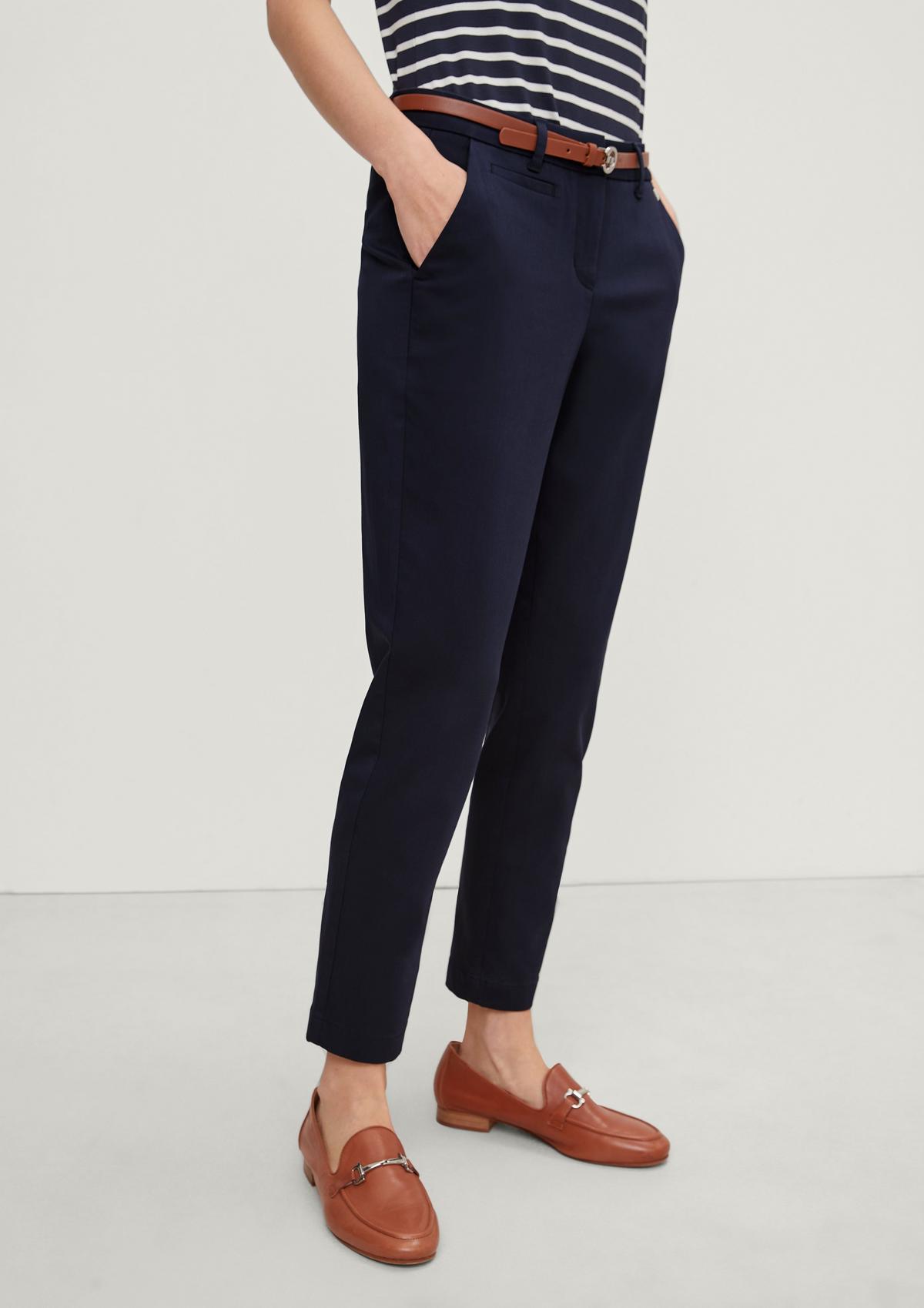comma Slim fit: 7/8-length trousers
