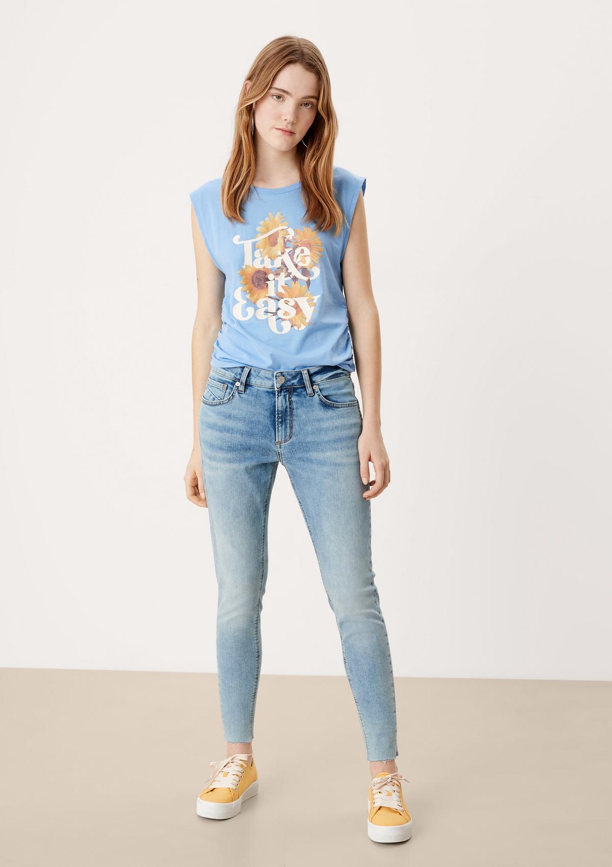 s.Oliver Ankle-Jeans Catie / Slim Fit / Mid Rise / Slim Leg