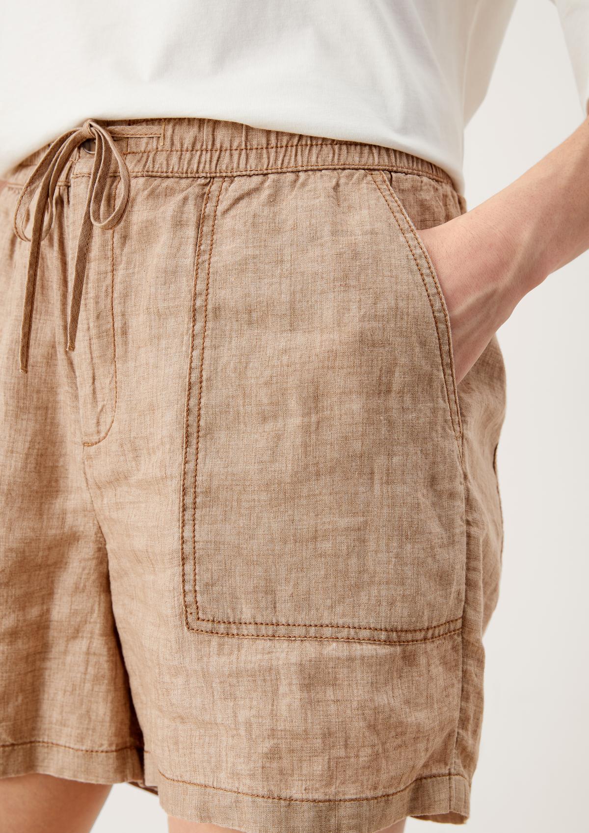 s.Oliver Regular: Shorts aus Leinen