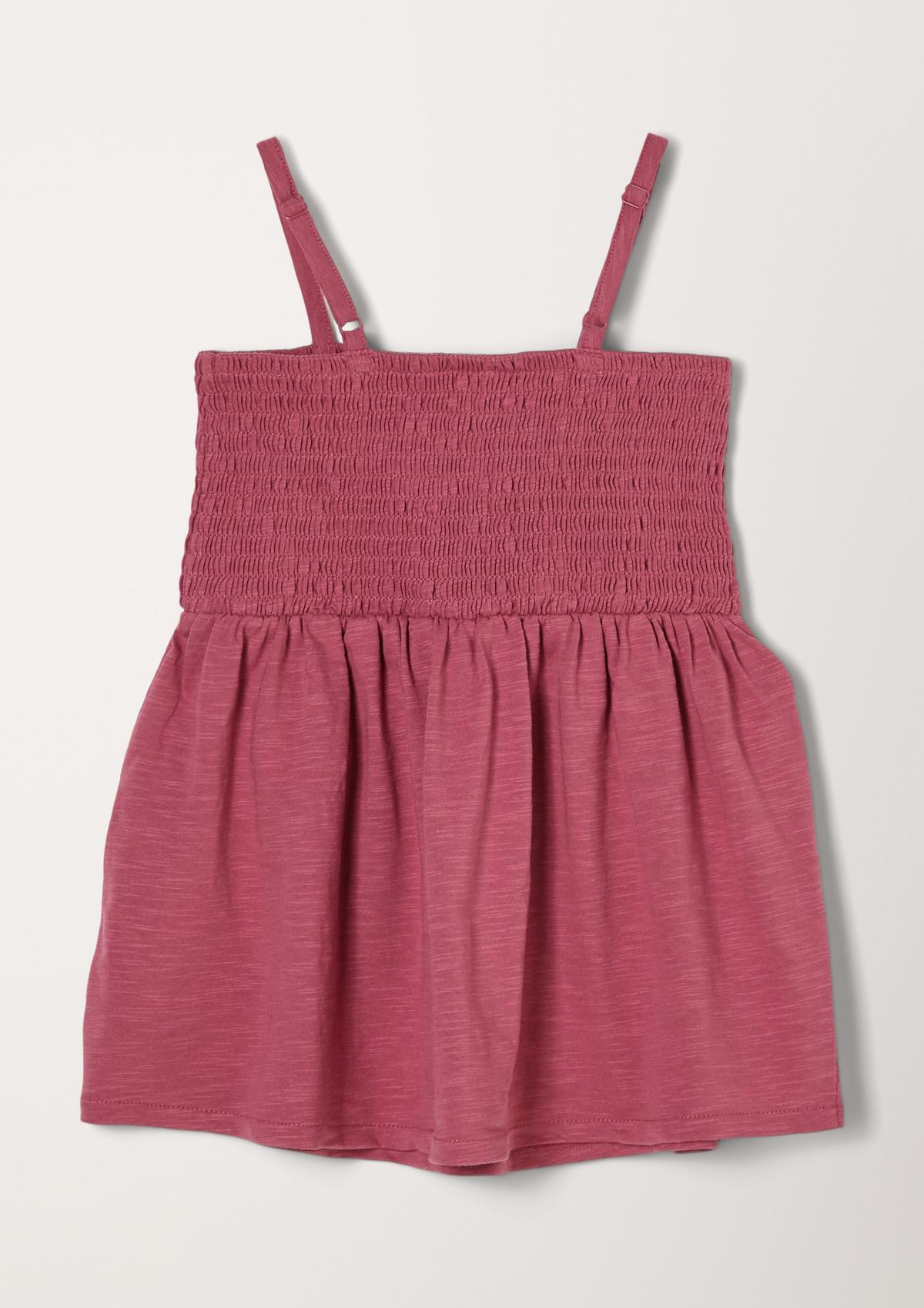 s.Oliver Smocked top with straps