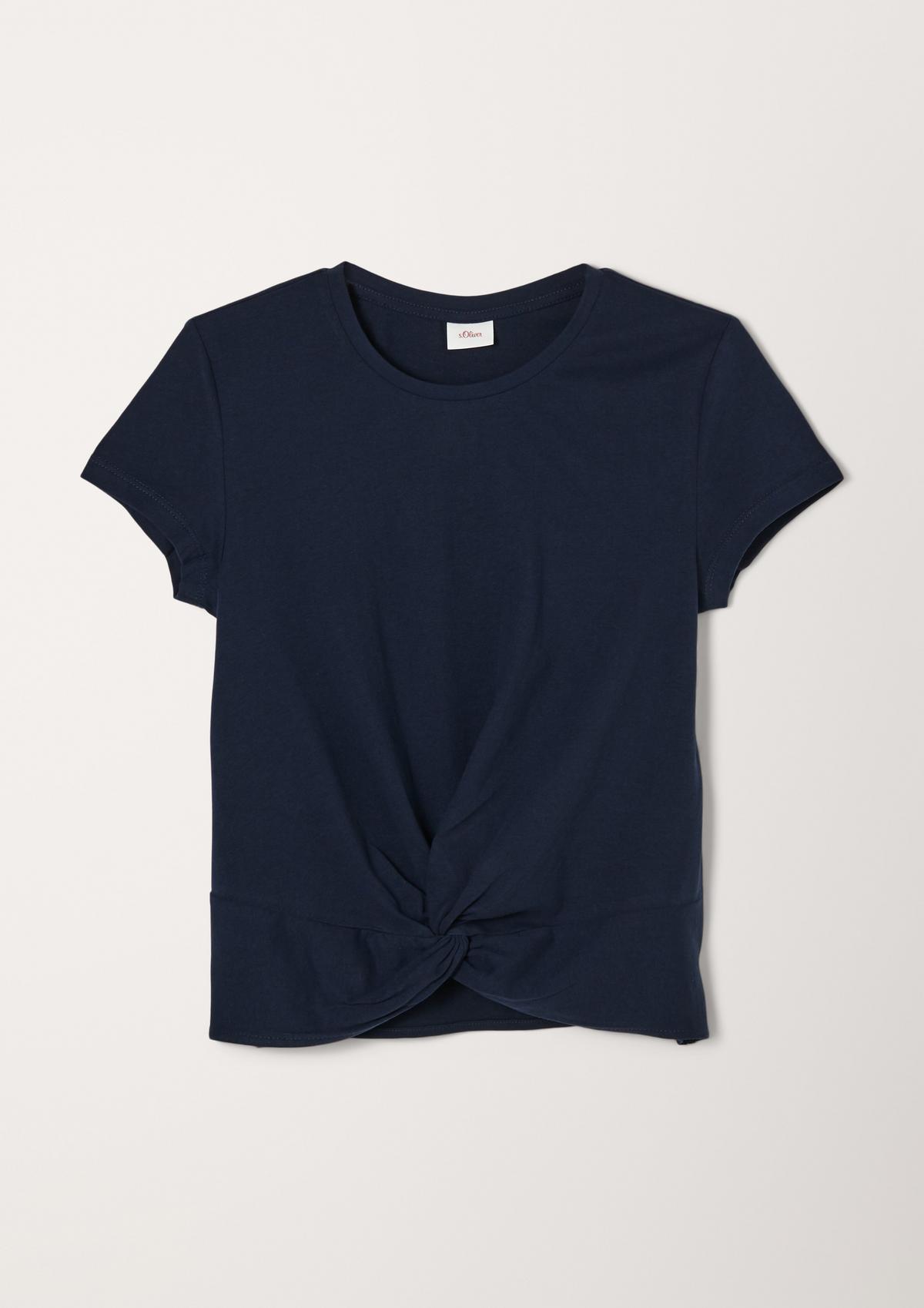 s.Oliver T-shirt met knoop