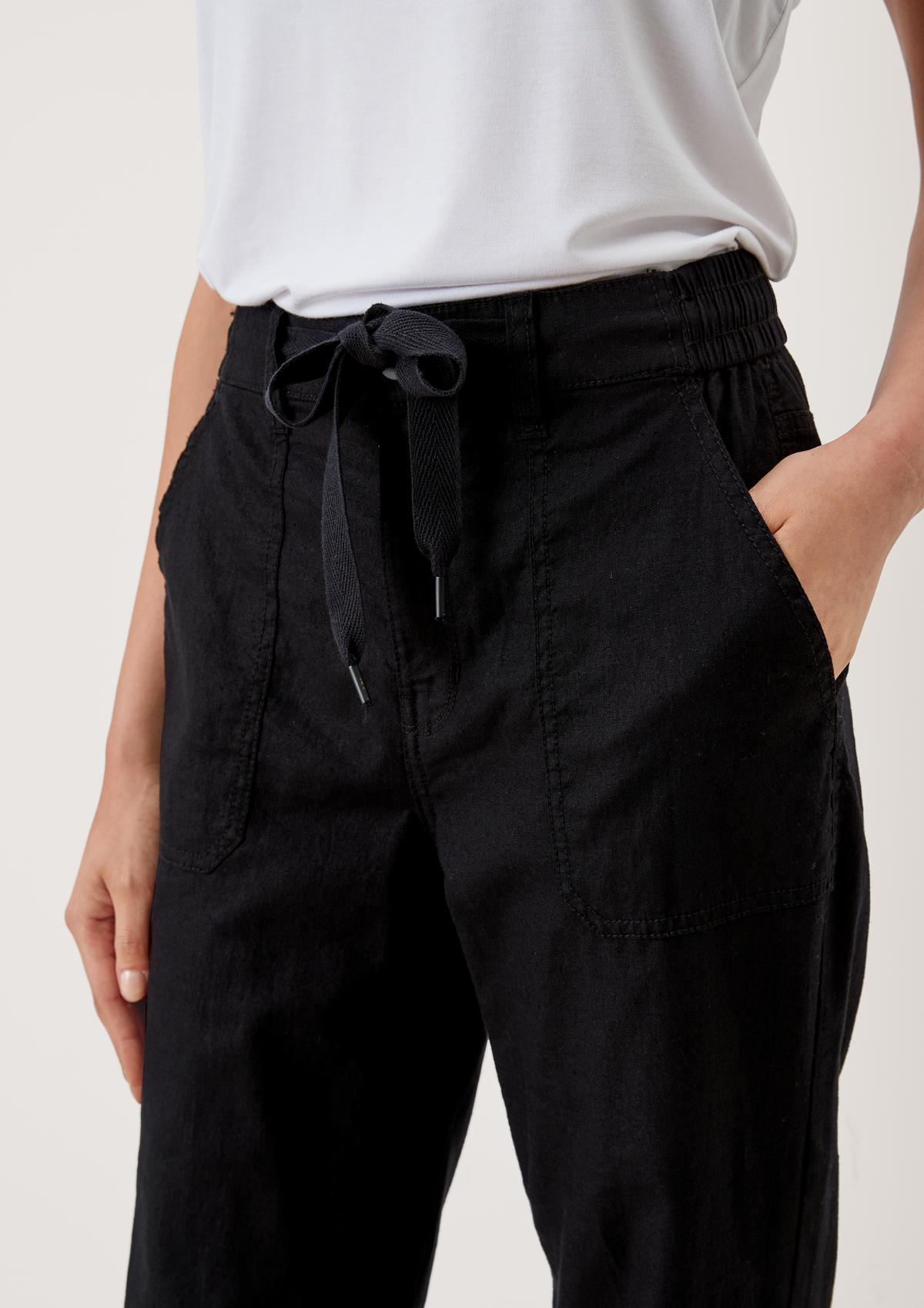 s.Oliver Regular: ležérní lněné kalhoty