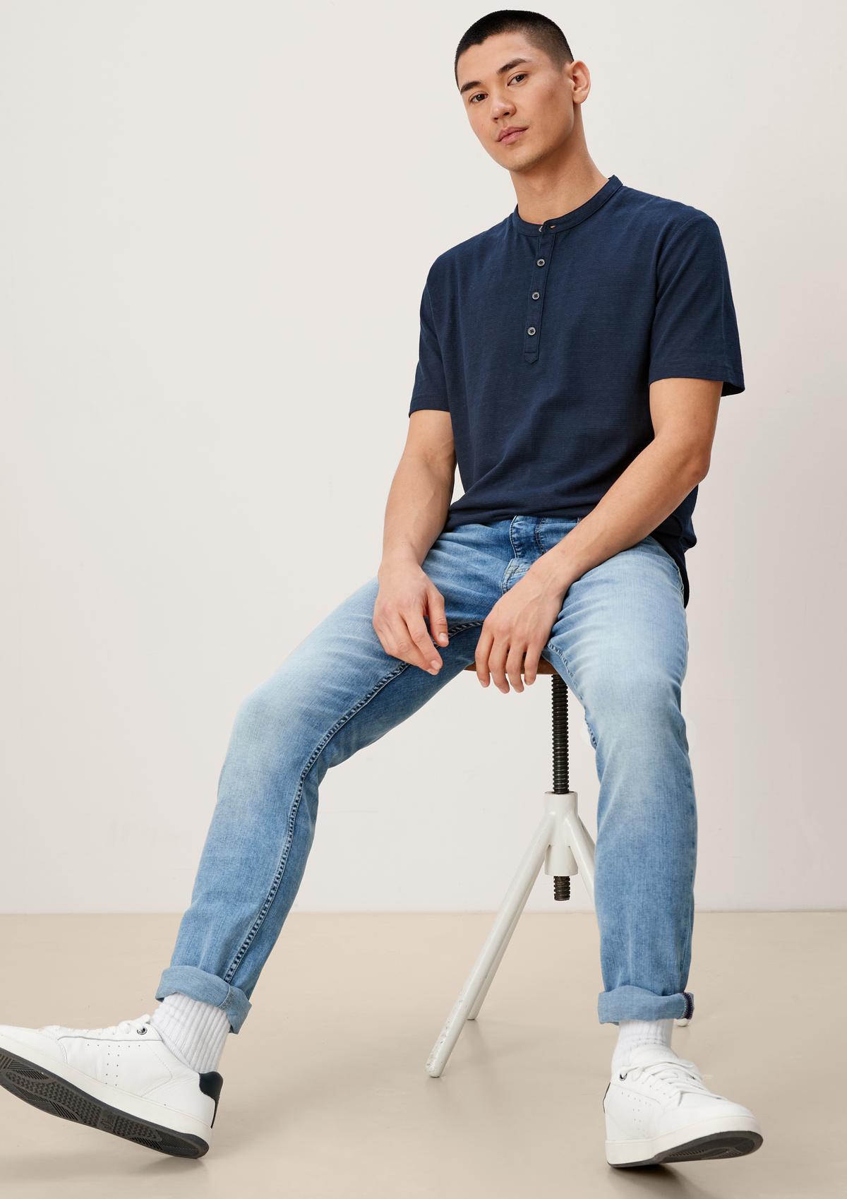 s.Oliver Slim: jeans met used look