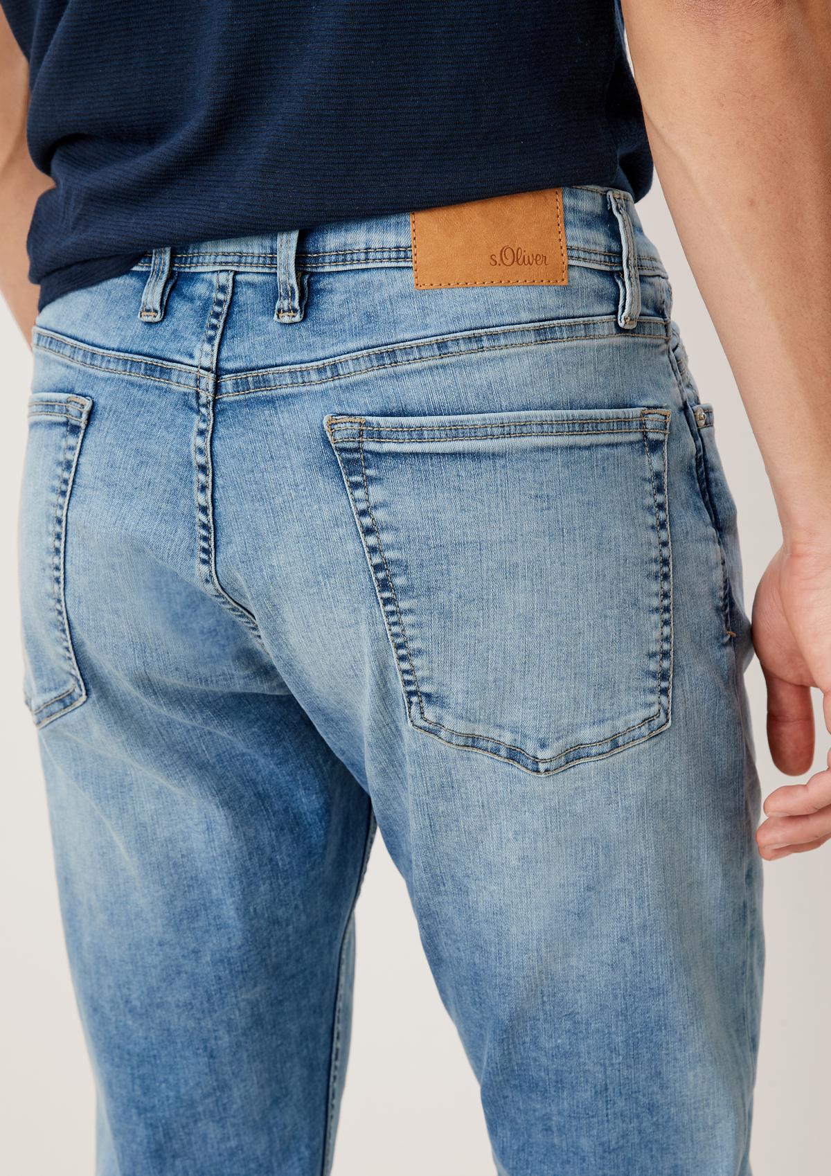 s.Oliver Slim: jeans hlače obrabljenega videza
