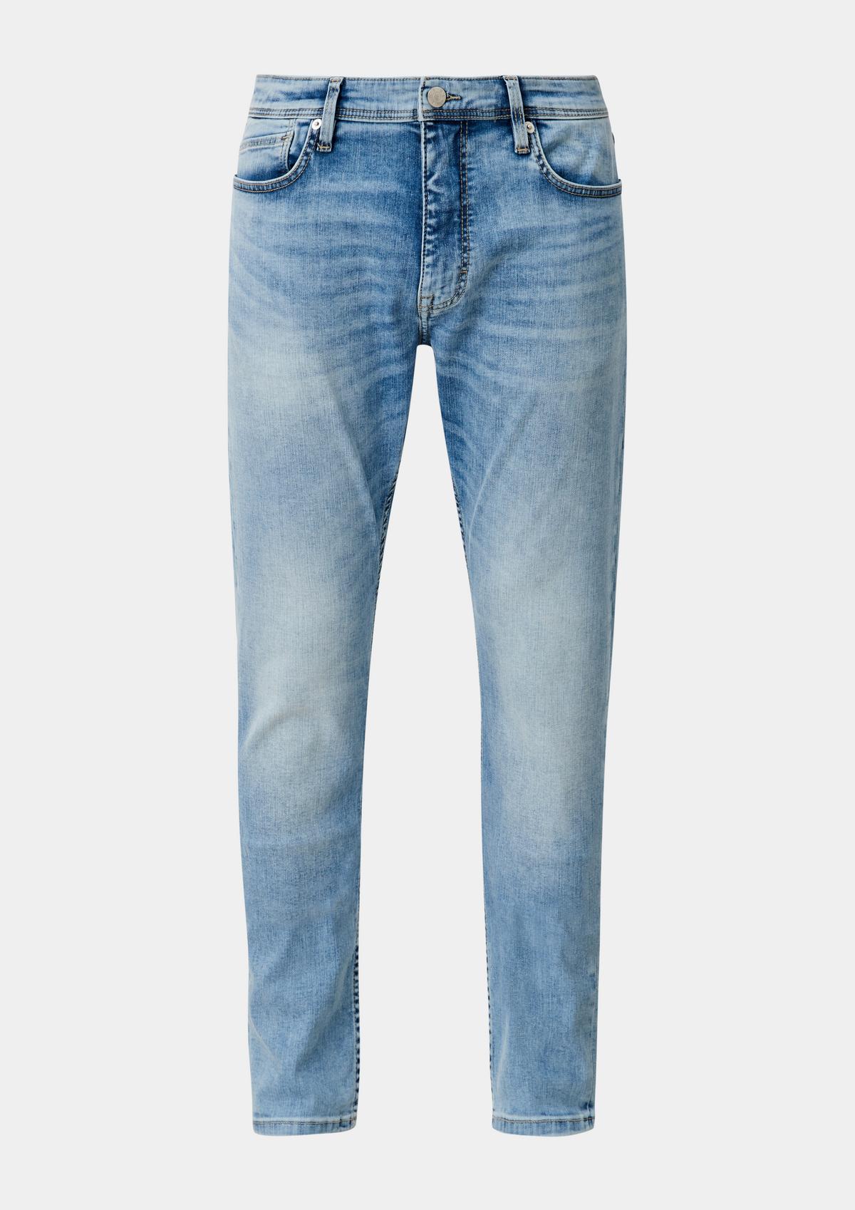s.Oliver Slim: Jeans im Used-Look