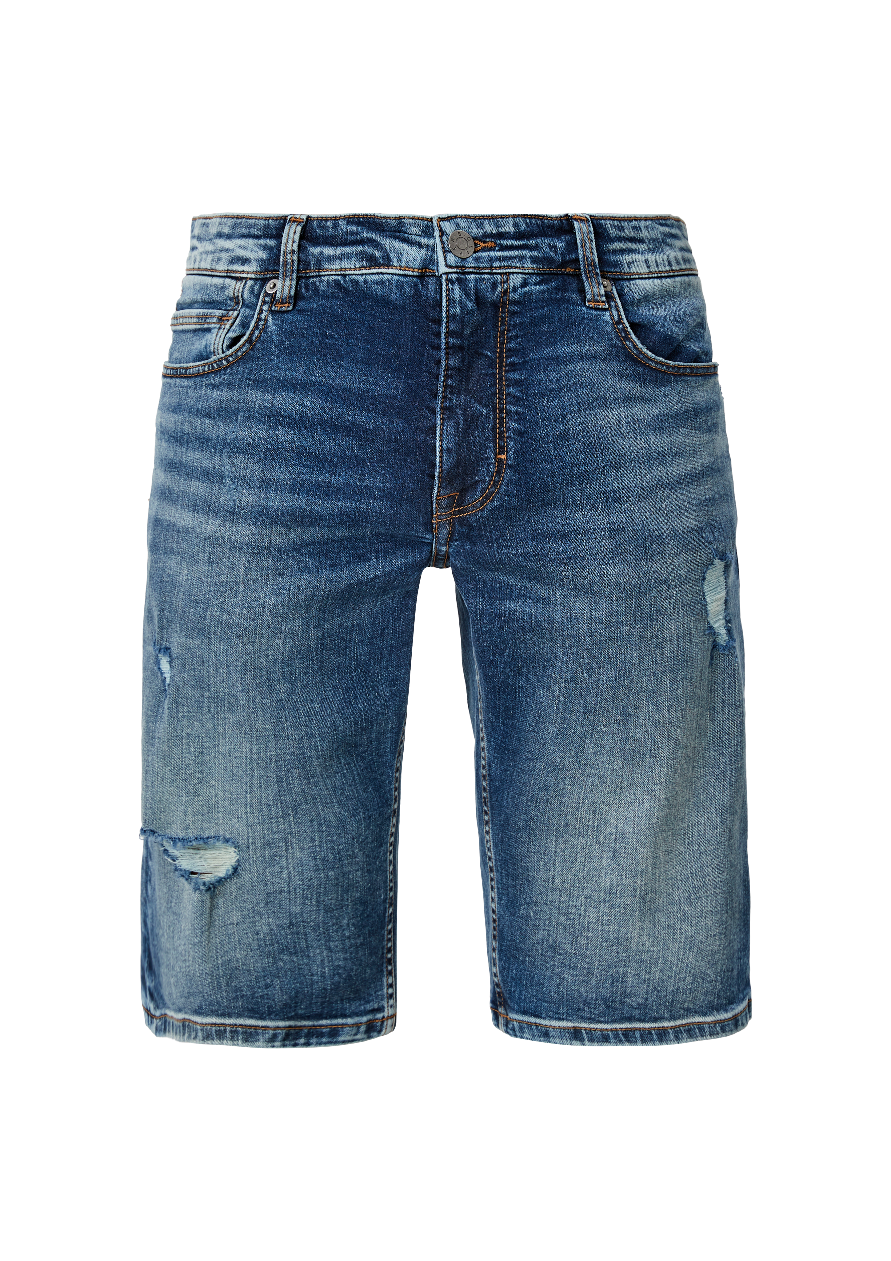 S.Oliver Herren Jeans-Bermuda – Regular Fit, Bequemer Sommer-Short