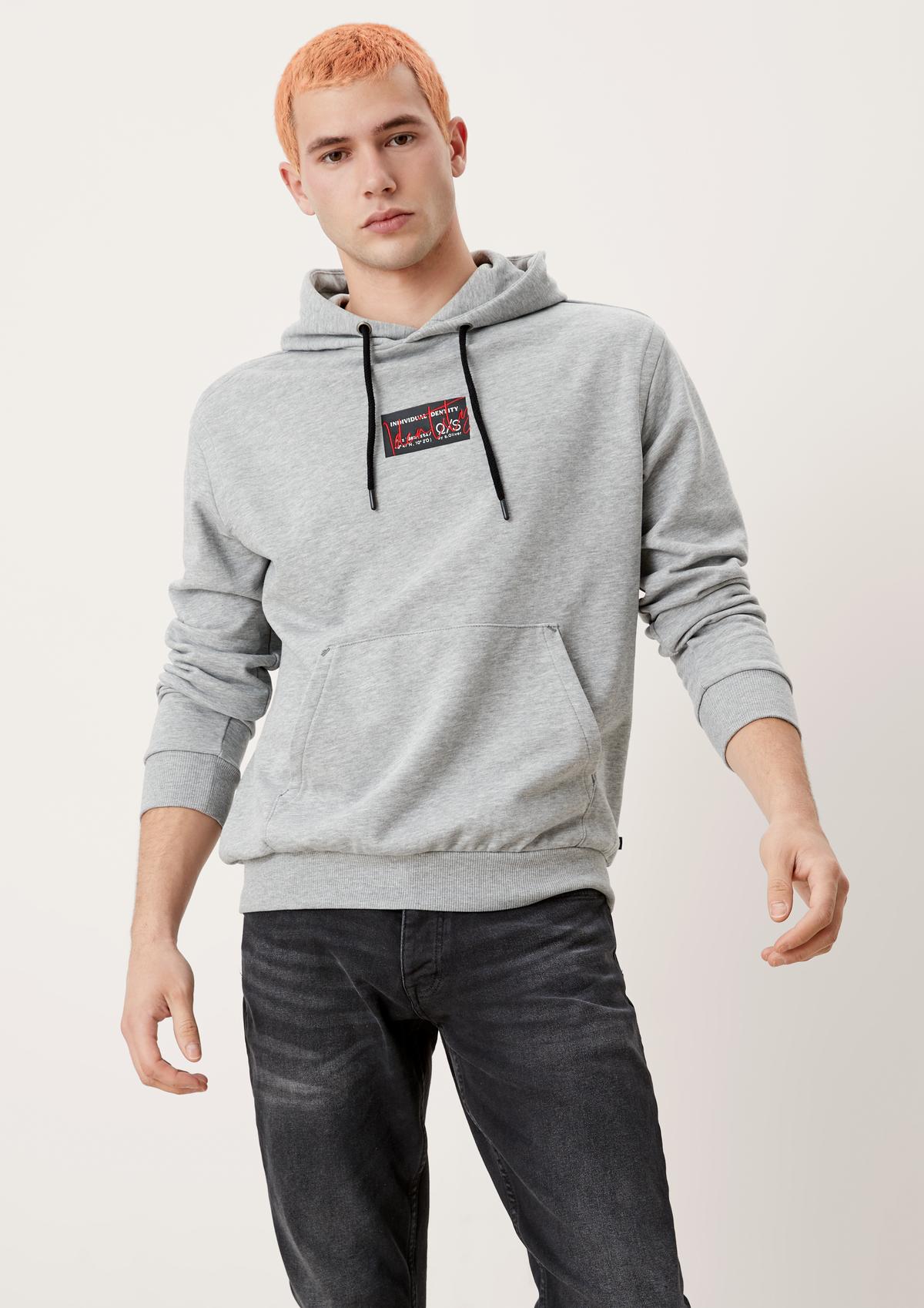 s.Oliver Hoodie with a logo print