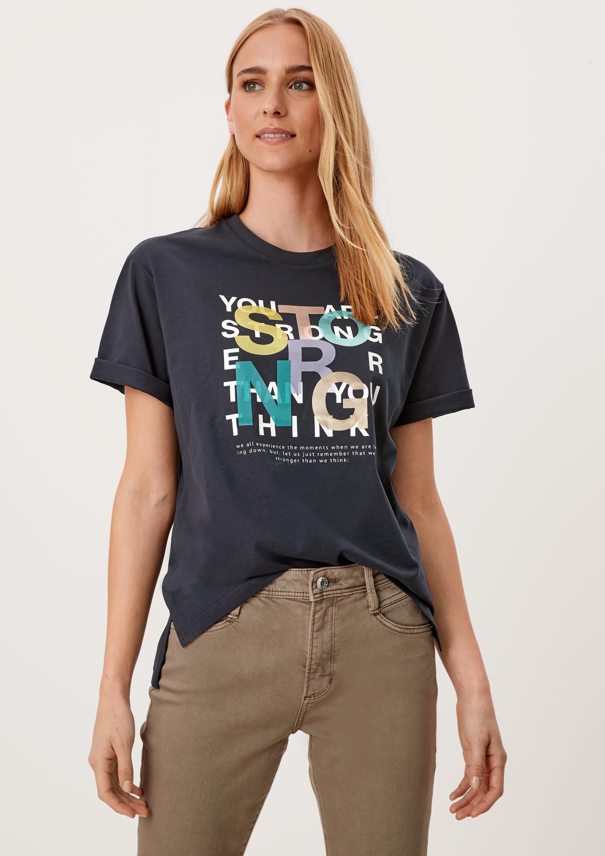 T-shirt with a statement print