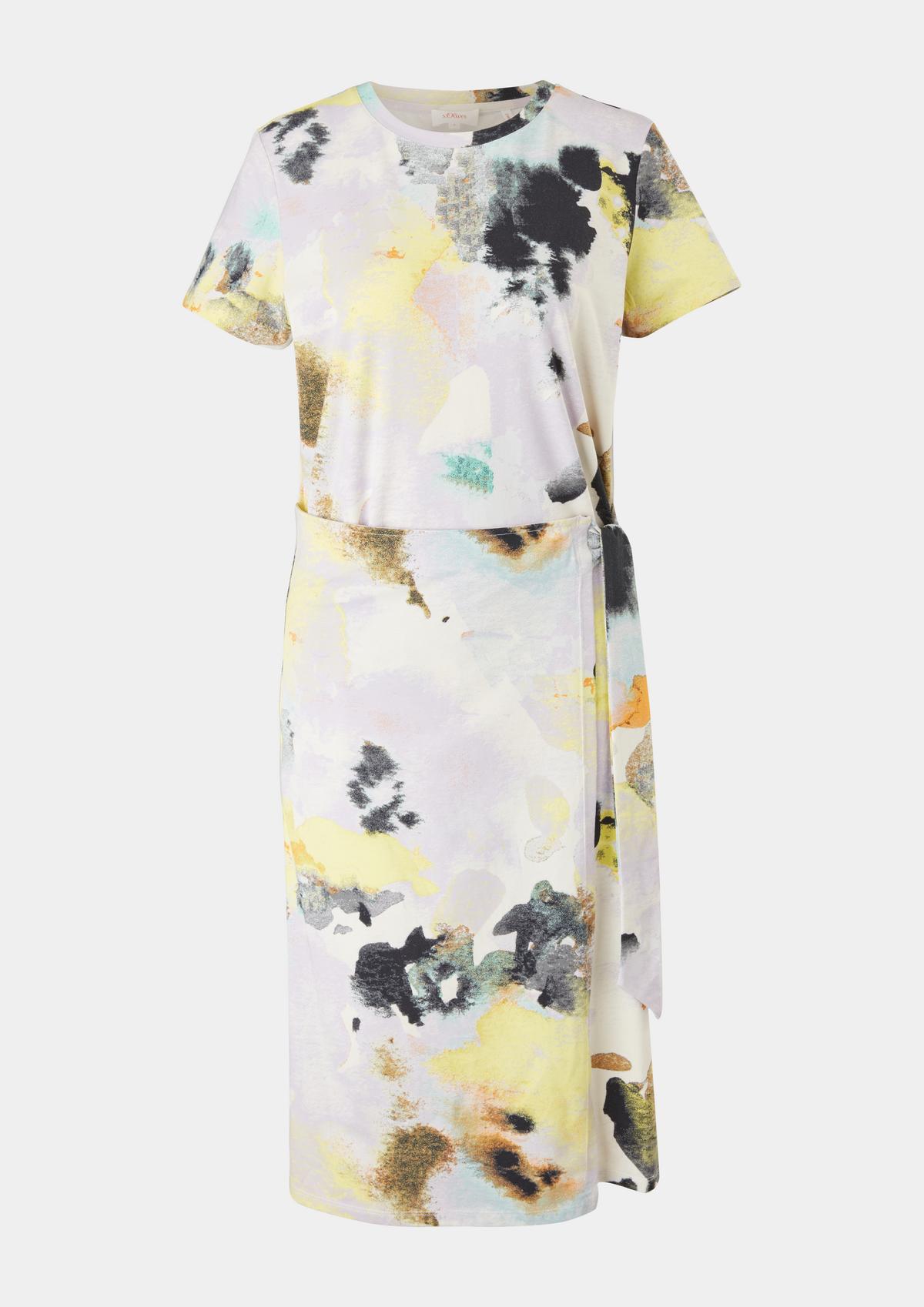 s.Oliver Shirt dress with a wrap effect