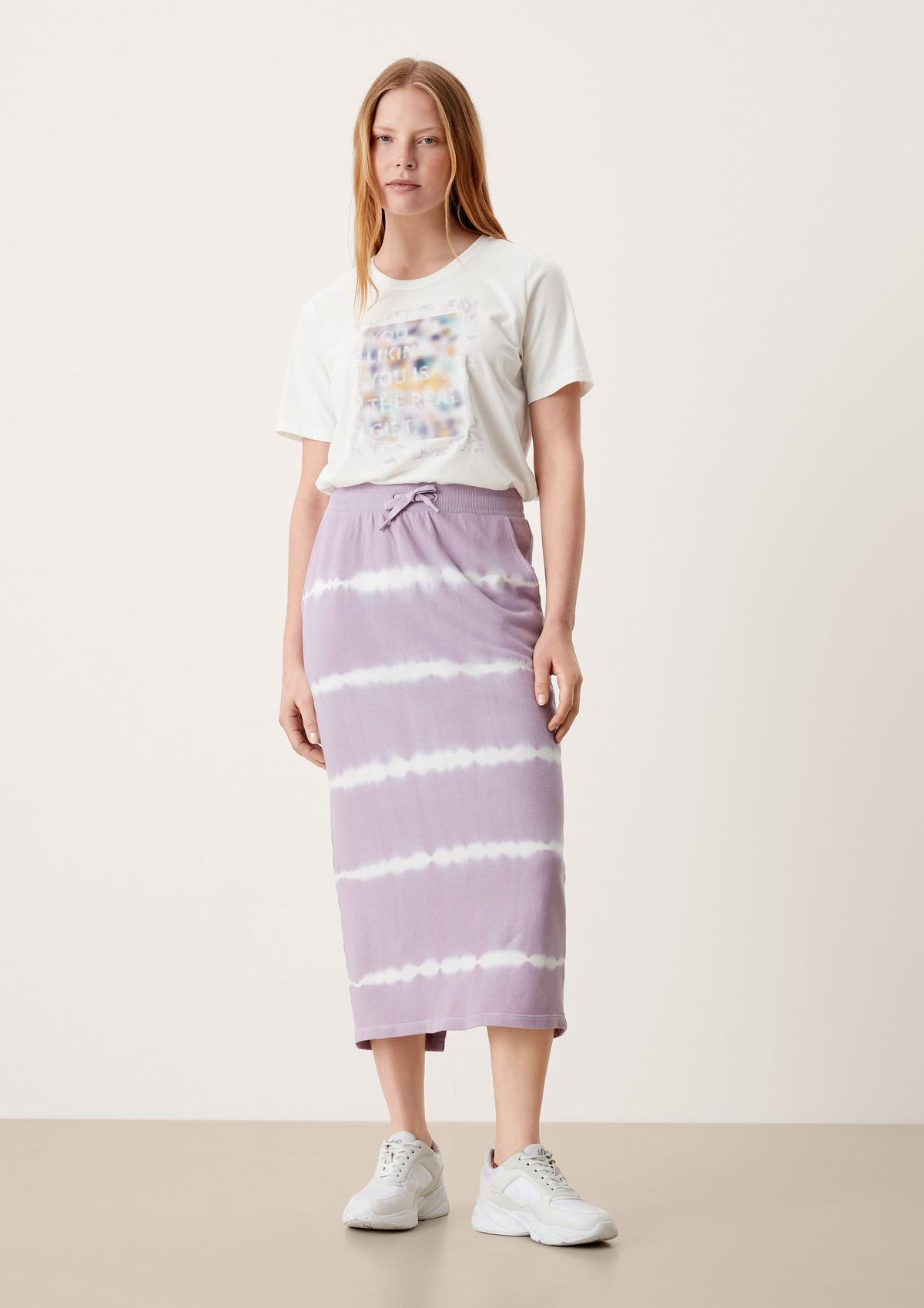 s.Oliver T-shirt with a print and embroidered details