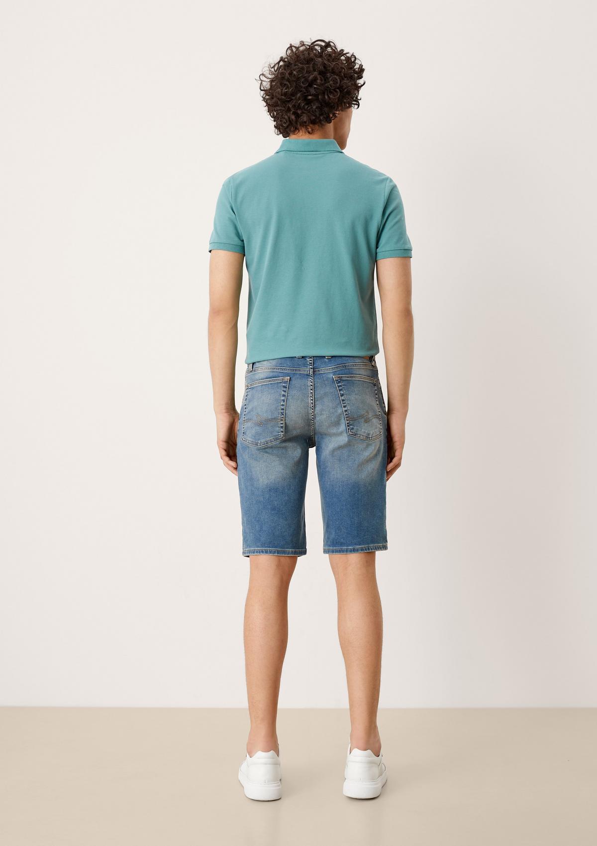 s.Oliver Regular fit: garment-washed shorts