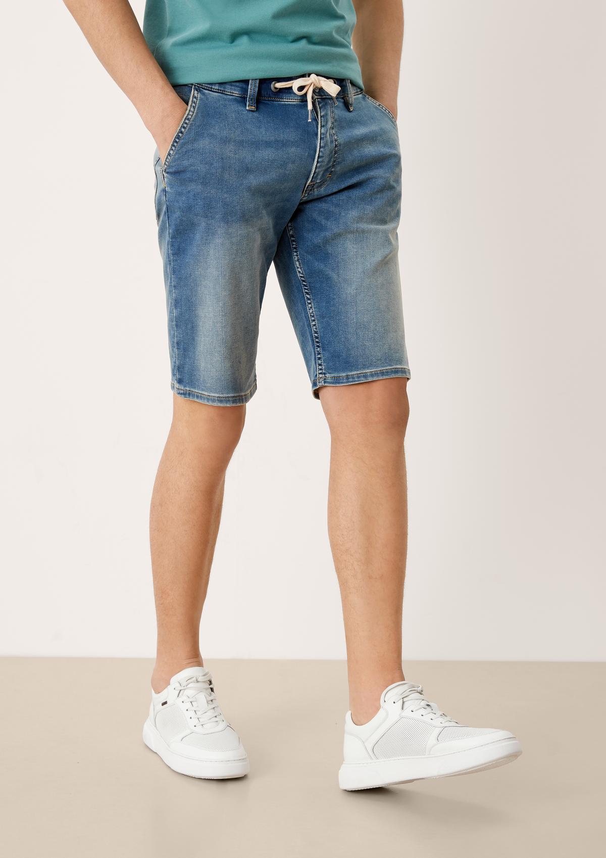 s.Oliver Regular fit: garment-washed shorts