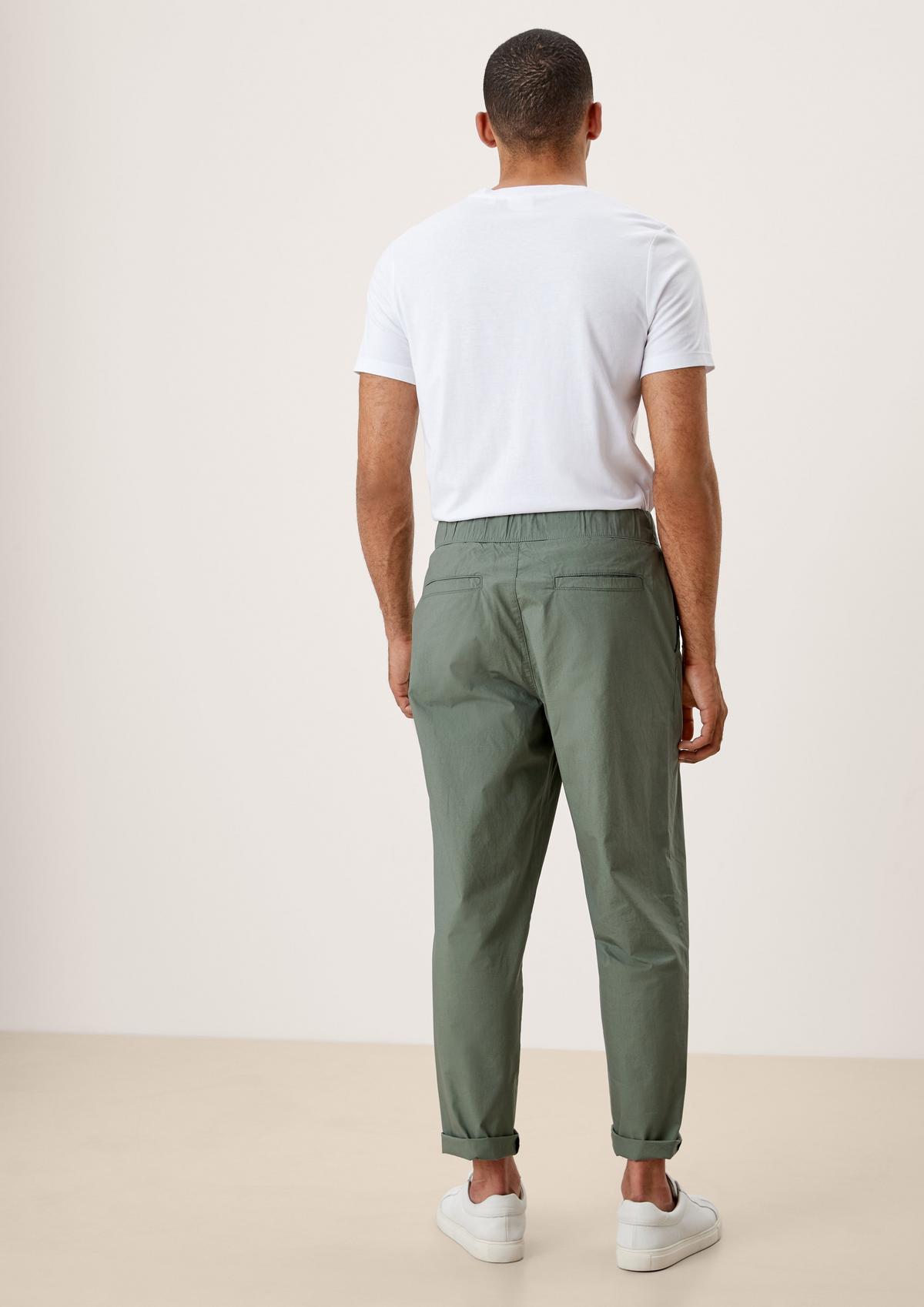 s.Oliver Loose fit: cotton trousers in a loose fit