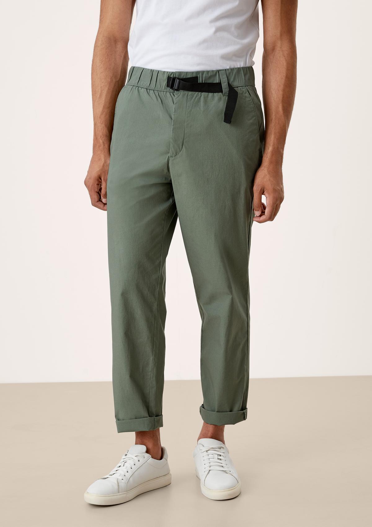 s.Oliver Loose fit: cotton trousers in a loose fit