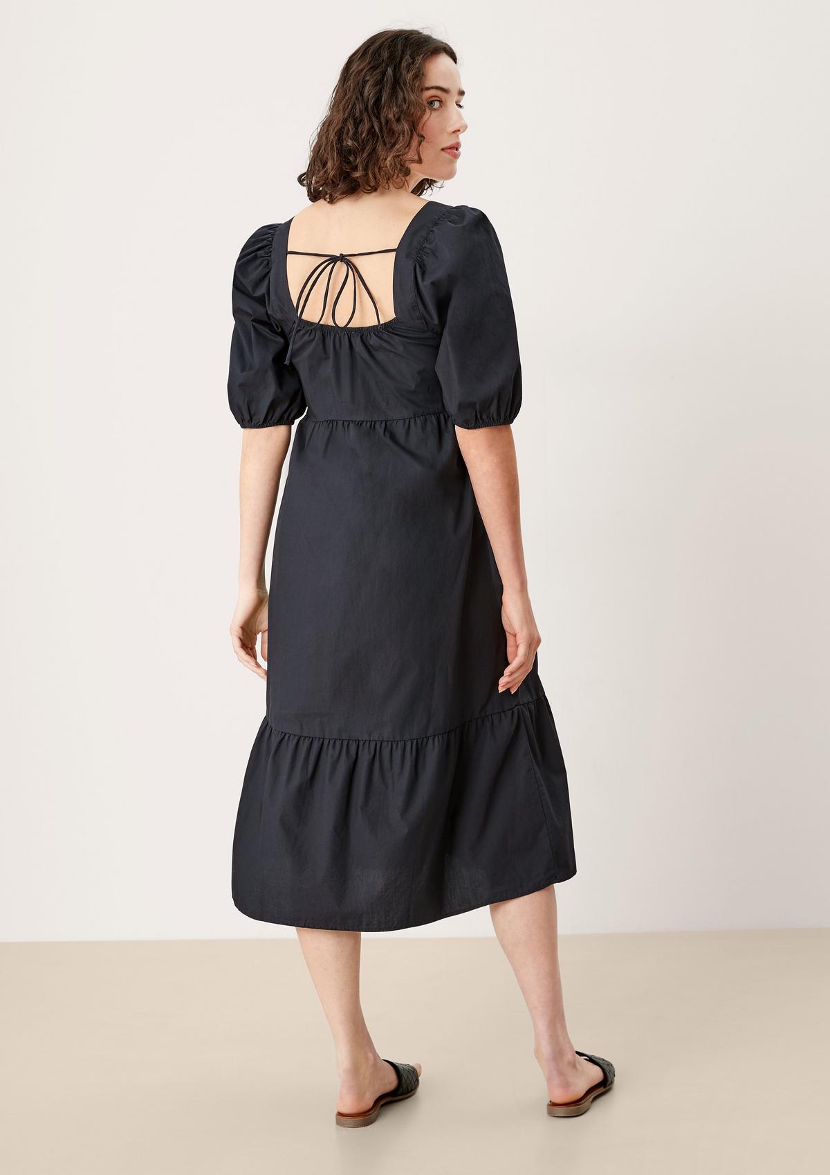 s.Oliver Tiered dress made of cotton